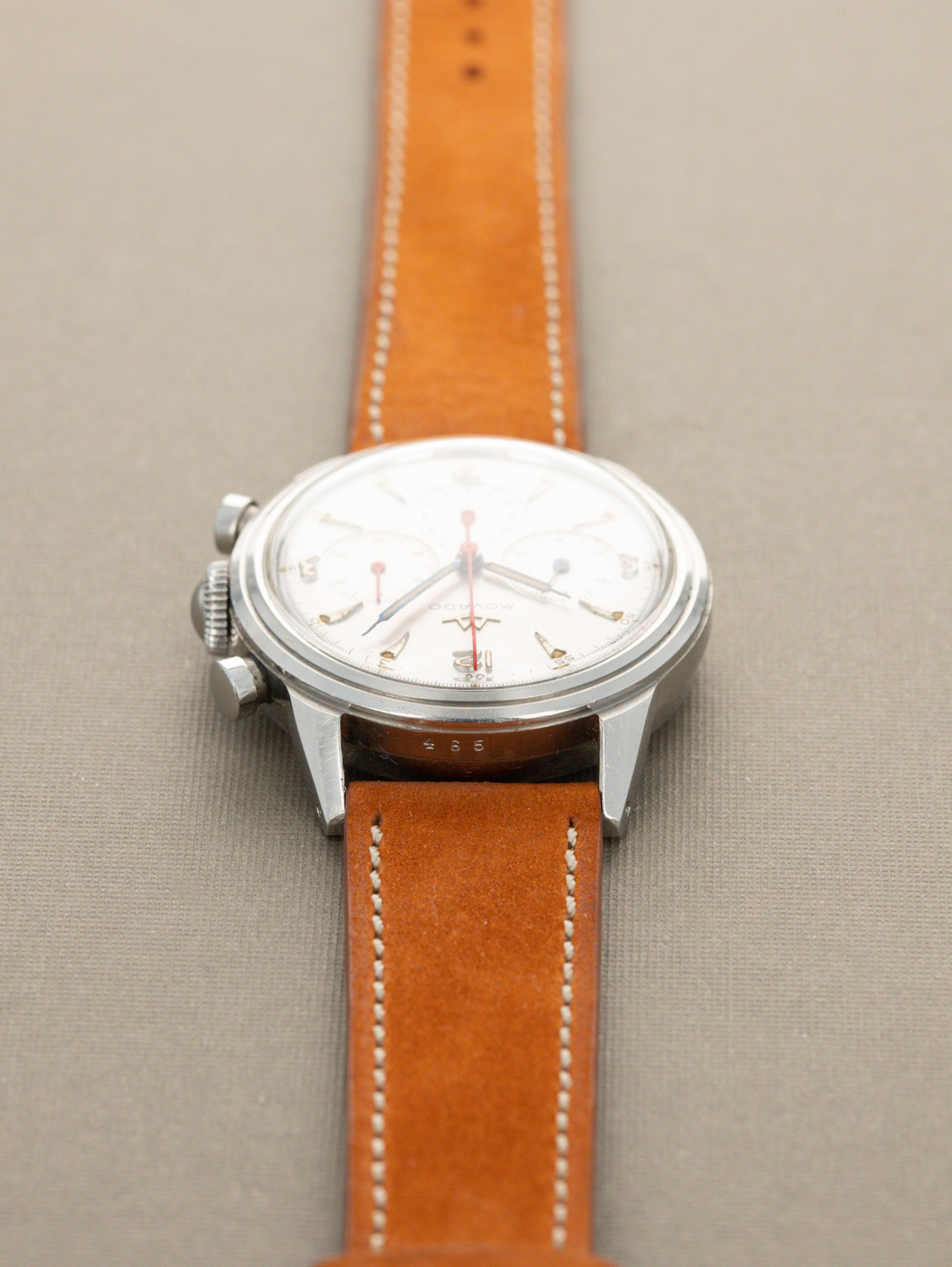 Movado M95 Chronograph Ref. 19038 - 'Sub Sea' Satin Silver Dial