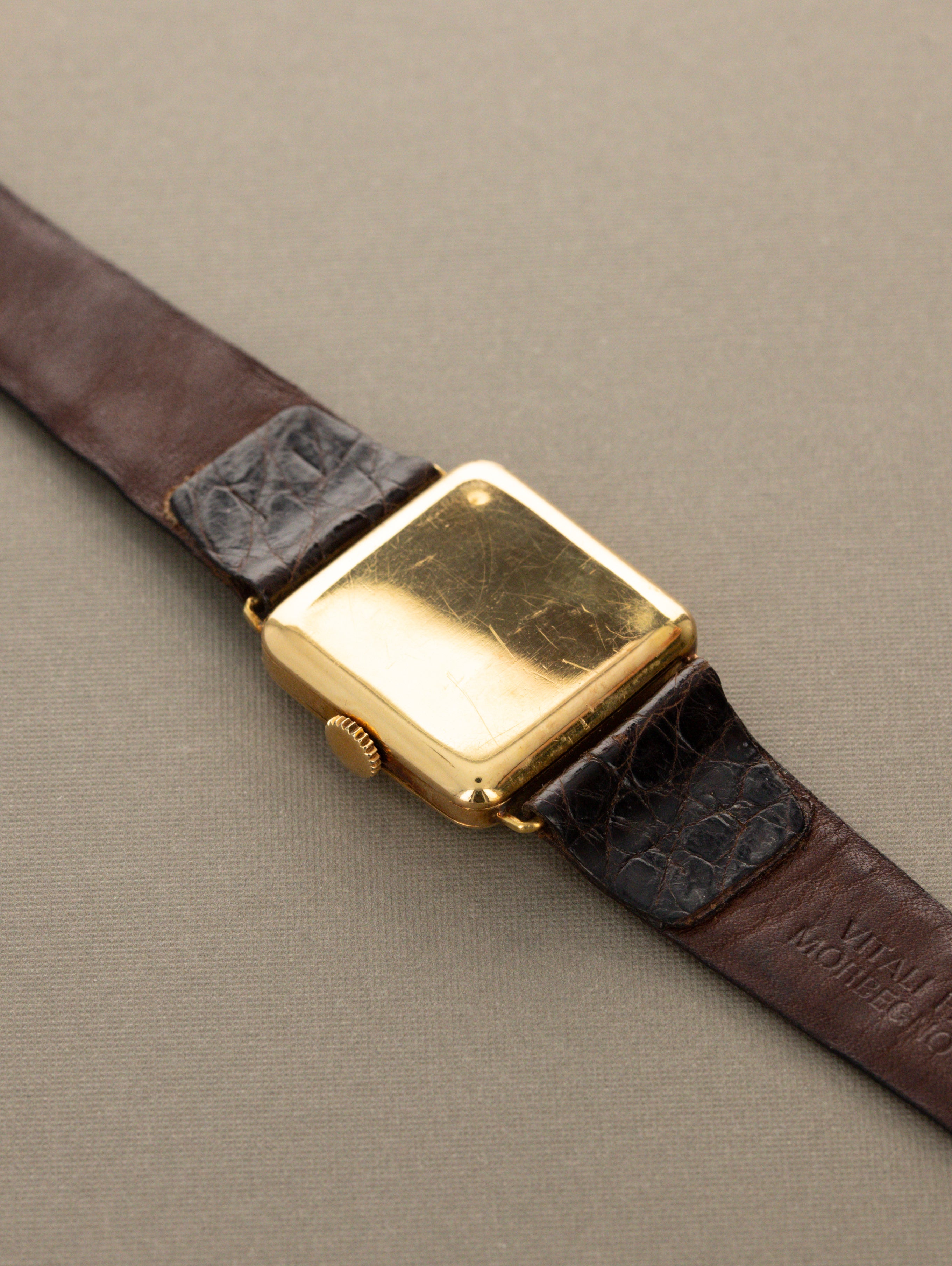 Movado Square Dress Watch - Silver 'Breguet' Dial