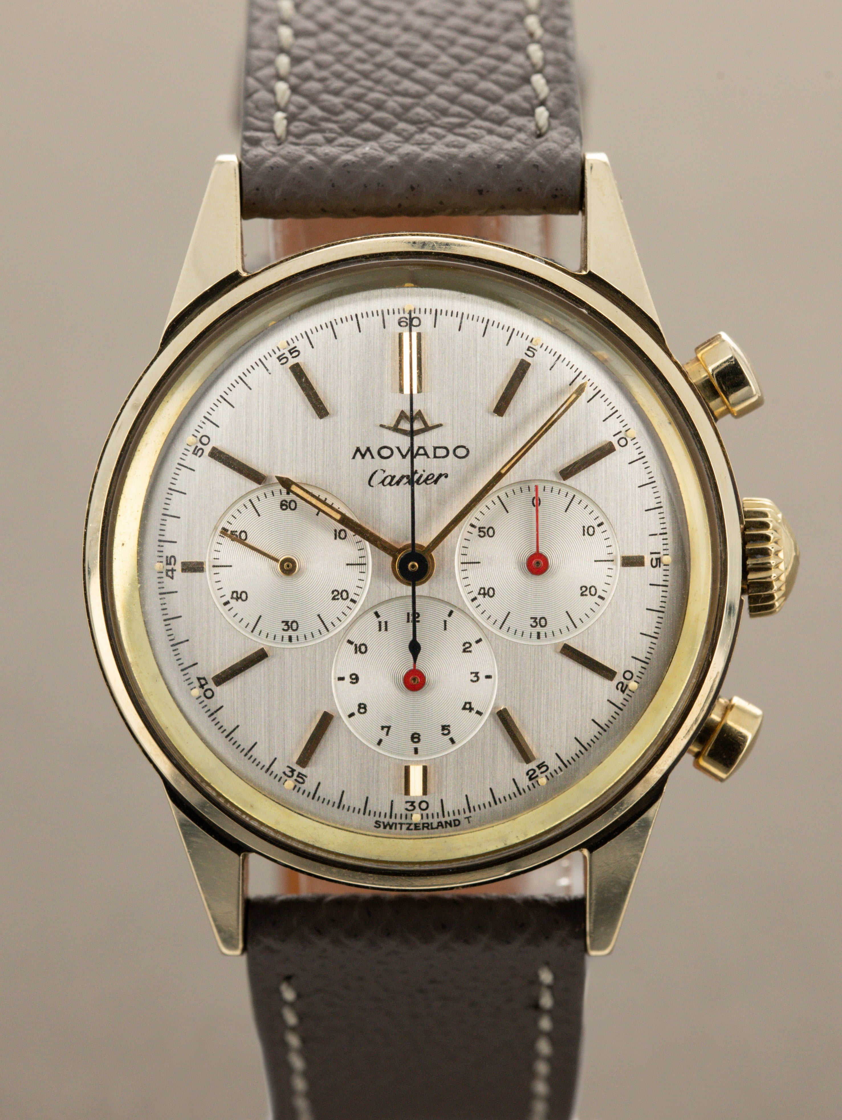 Movado M95 14K Chronograph - Retailed by Cartier
