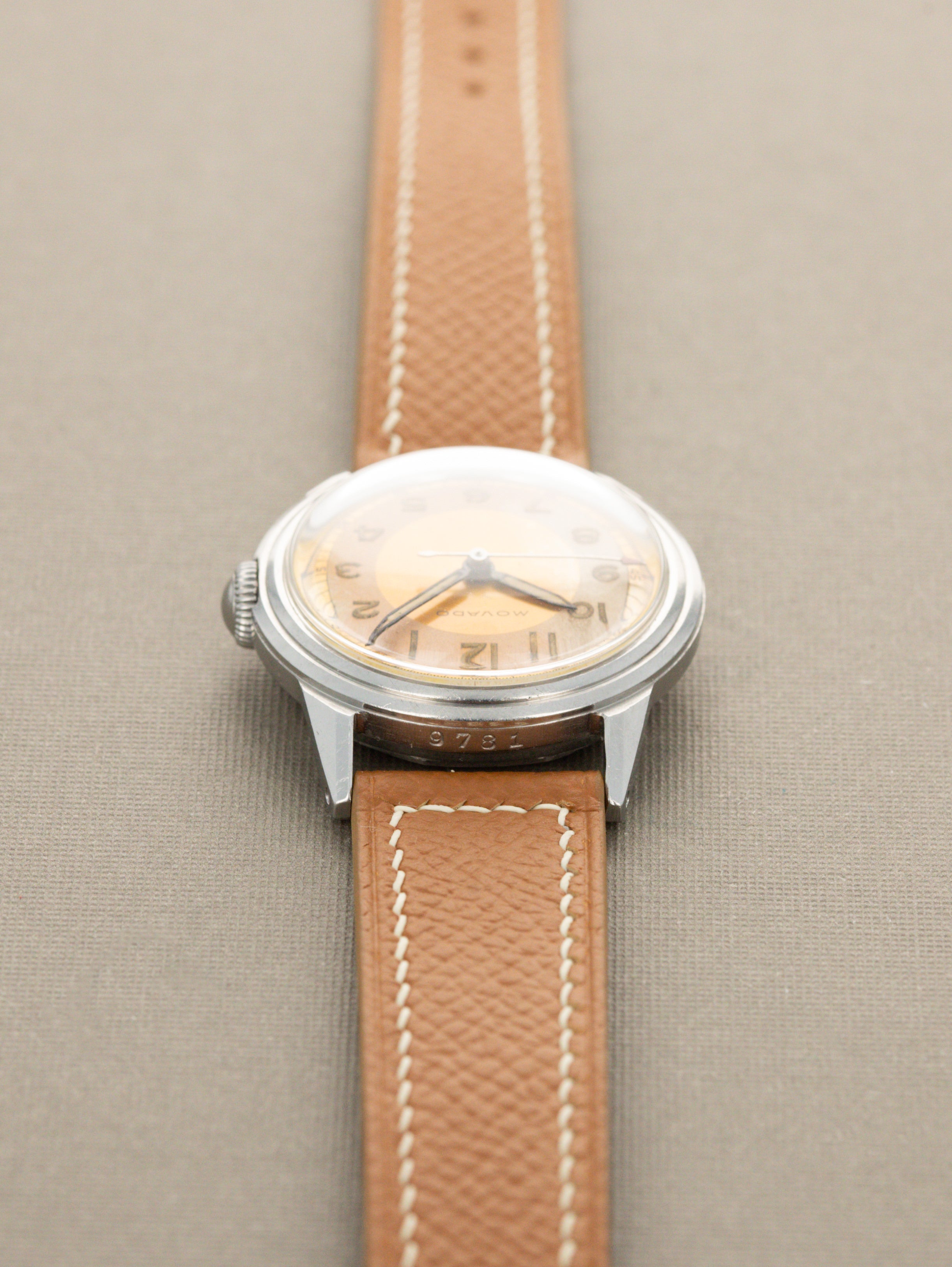Movado 'Calatrava' Ref. 18610 - Orange 'Tangerine' Tropical Dial Unpolished