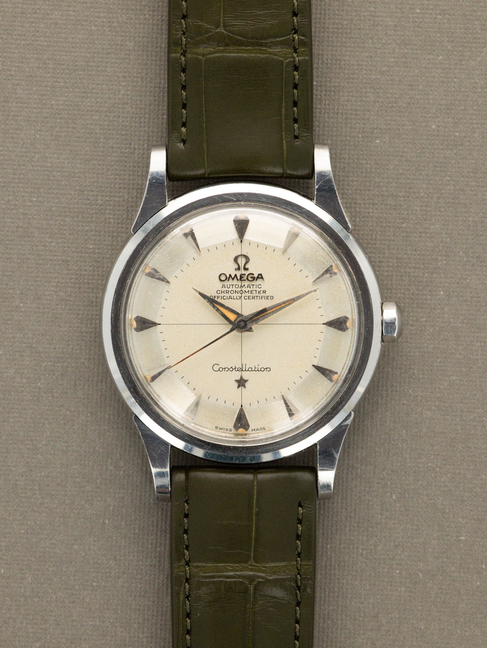 Omega Constellation Ref. 2852 16SC - Silver 'Pie Pan' Dial Unpolished