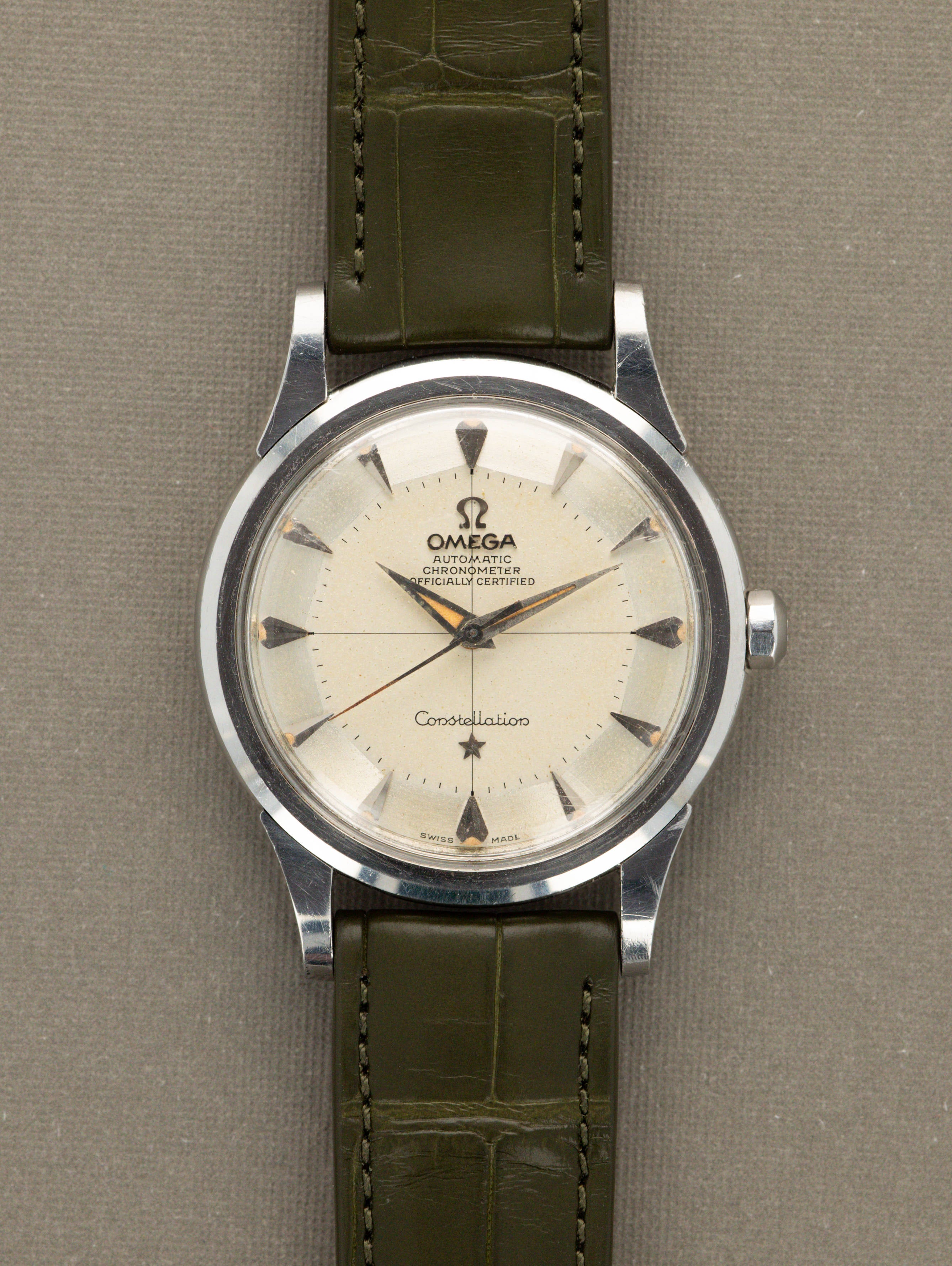 Omega Constellation Ref. 2852 16SC - Silver 'Pie Pan' Dial Unpolished