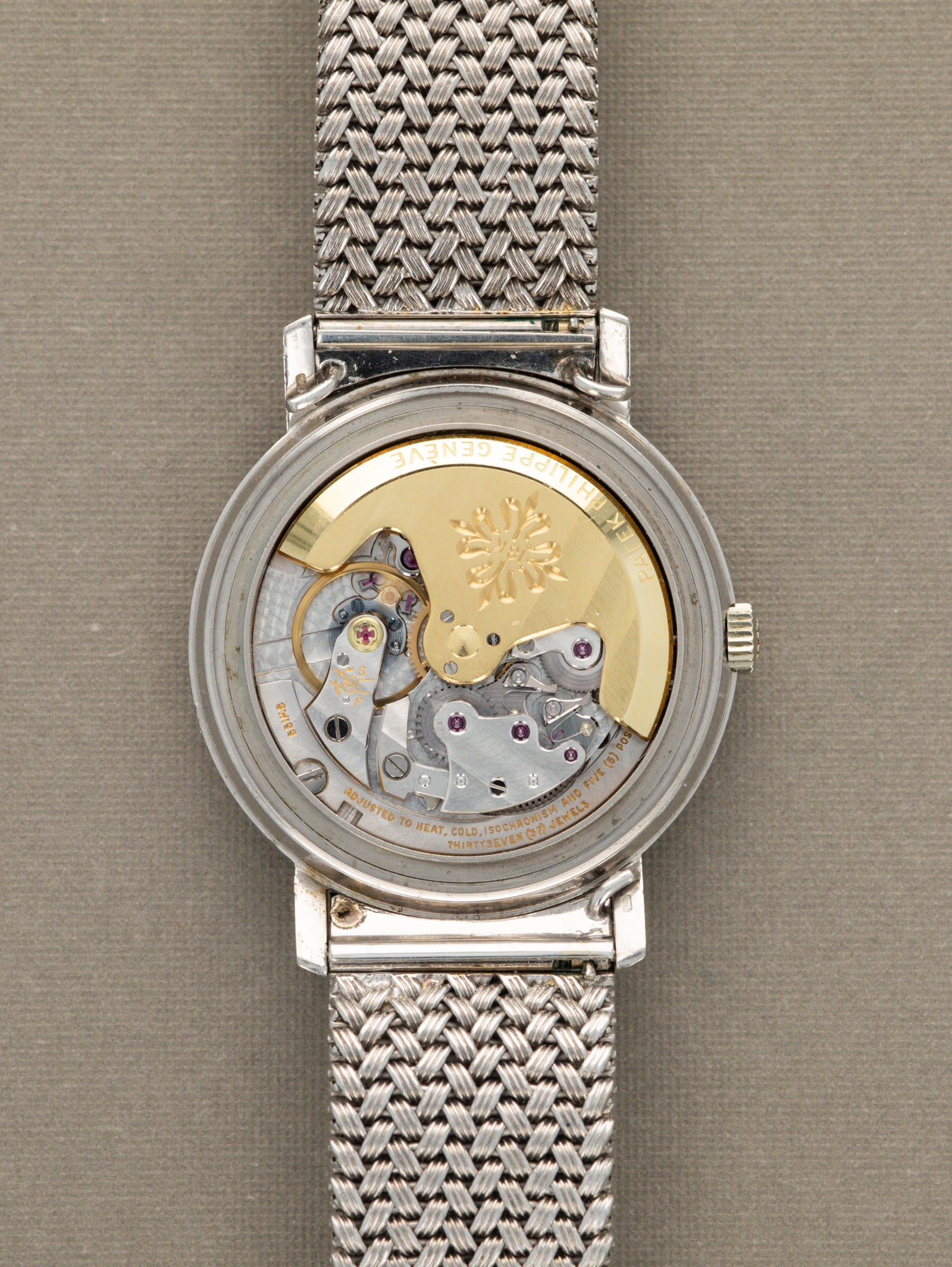 Patek Philippe Calatrava Ref. 3445 -White Gold w/ 'Gübelin' Dial Unpolished