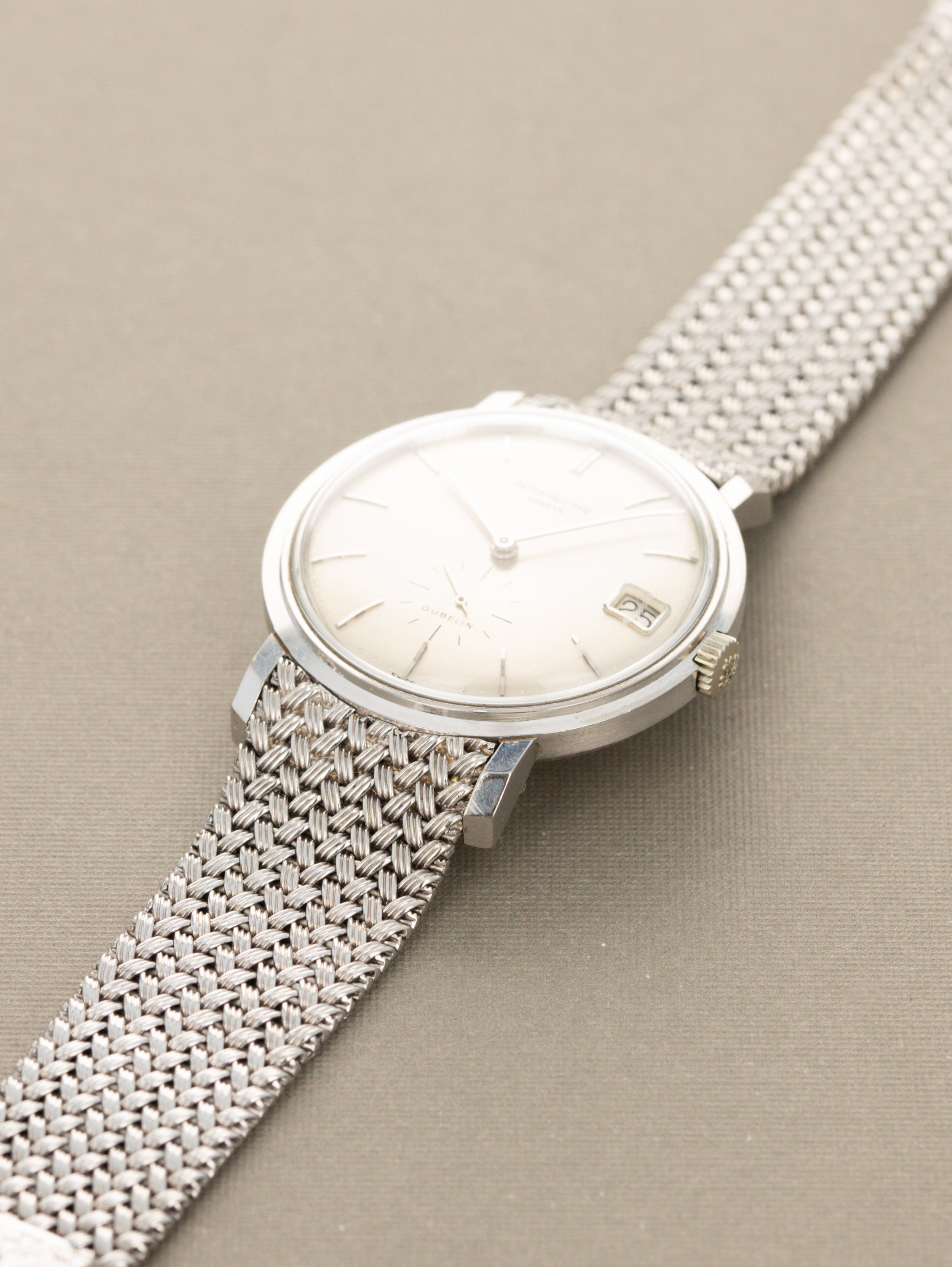 Patek Philippe Calatrava Ref. 3445 -White Gold w/ 'Gübelin' Dial Unpolished