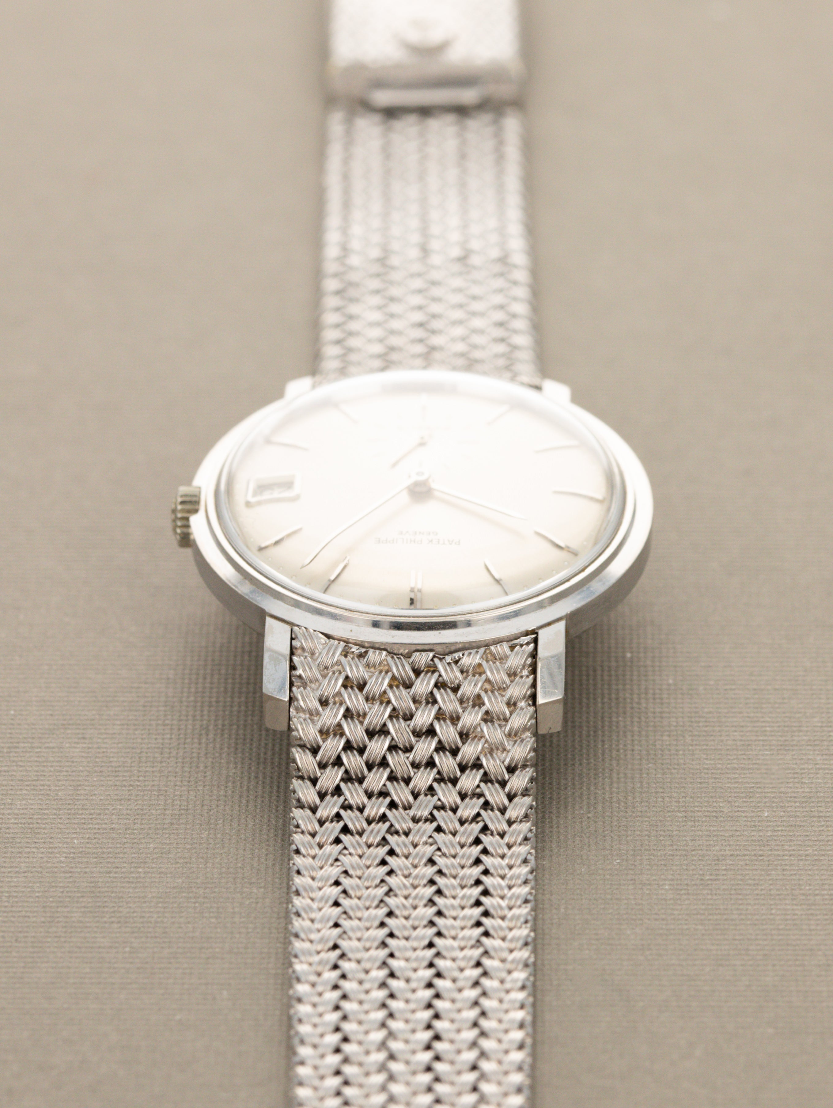 Patek Philippe Calatrava Ref. 3445 -White Gold w/ 'Gübelin' Dial Unpolished