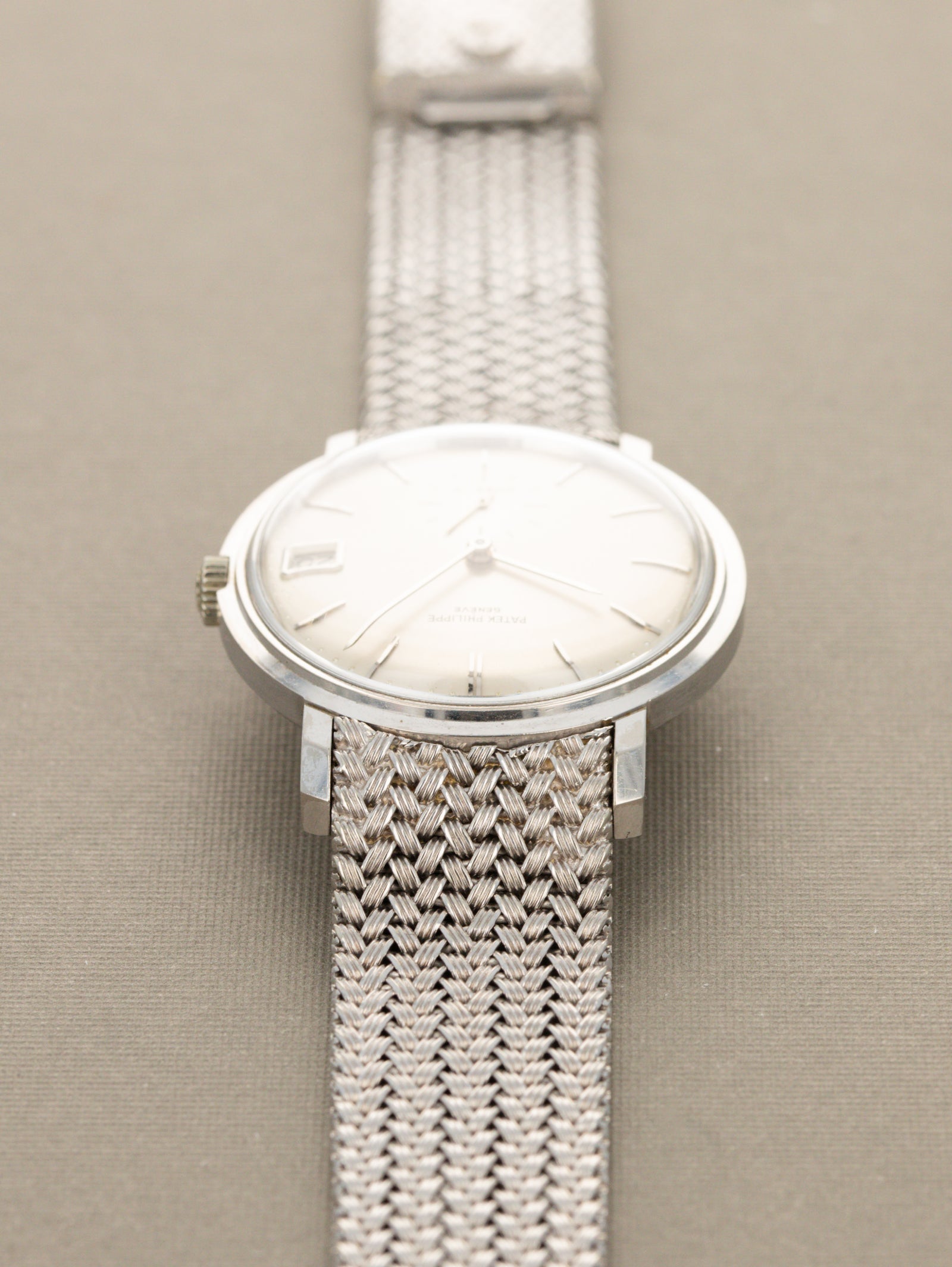 Patek Philippe Calatrava Ref. 3445 -White Gold w/ 'Gübelin' Dial Unpolished