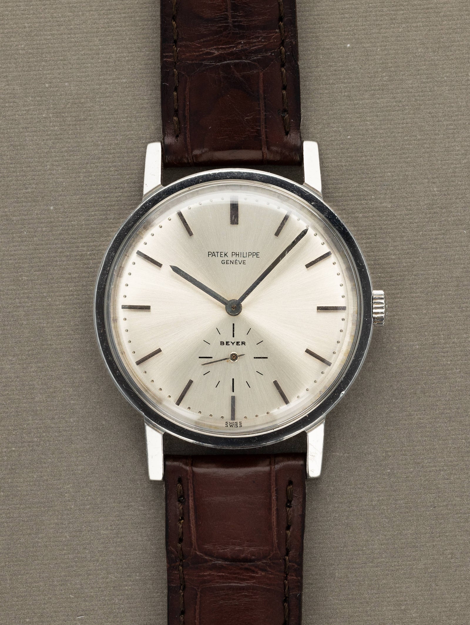Patek Philippe Calatrava Ref. 3466A - 'Beyer' Dial Stainless Steel Unpolished
