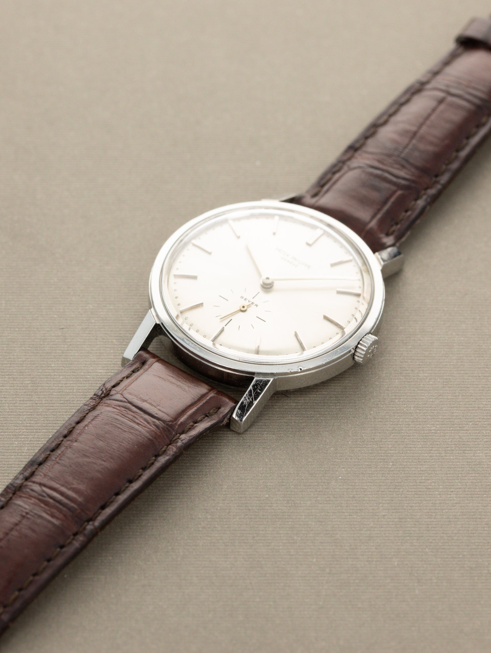 Patek Philippe Calatrava Ref. 3466A - 'Beyer' Dial Stainless Steel Unpolished