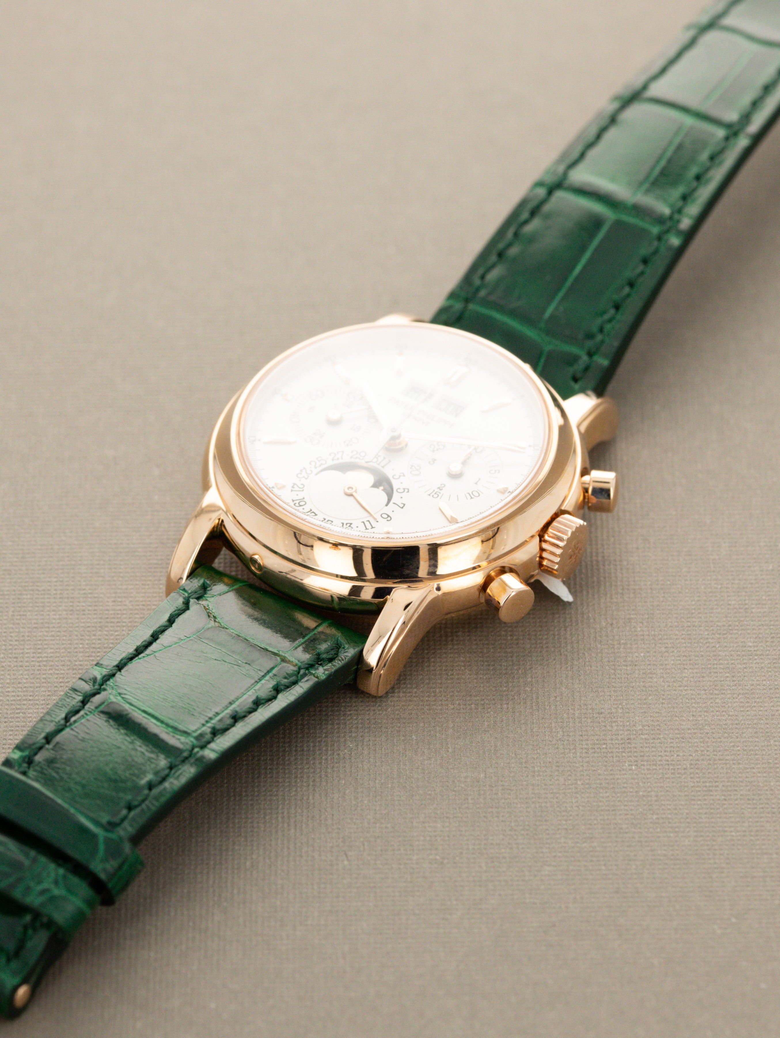 Patek Philippe Perpetual Chronograph Ref. 3970ER - 4th Series Silver Dial w/ Box, Papers, & Service Tag
