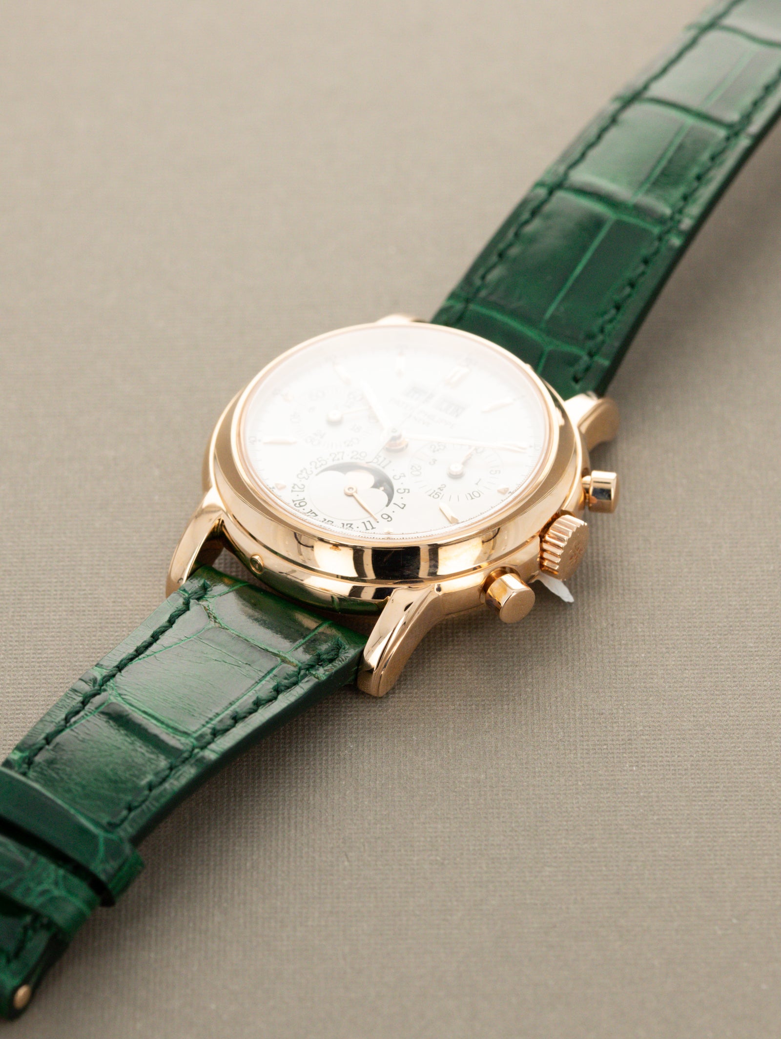 Patek Philippe Perpetual Chronograph Ref. 3970ER - 4th Series Silver Dial w/ Box, Papers, & Service Tag