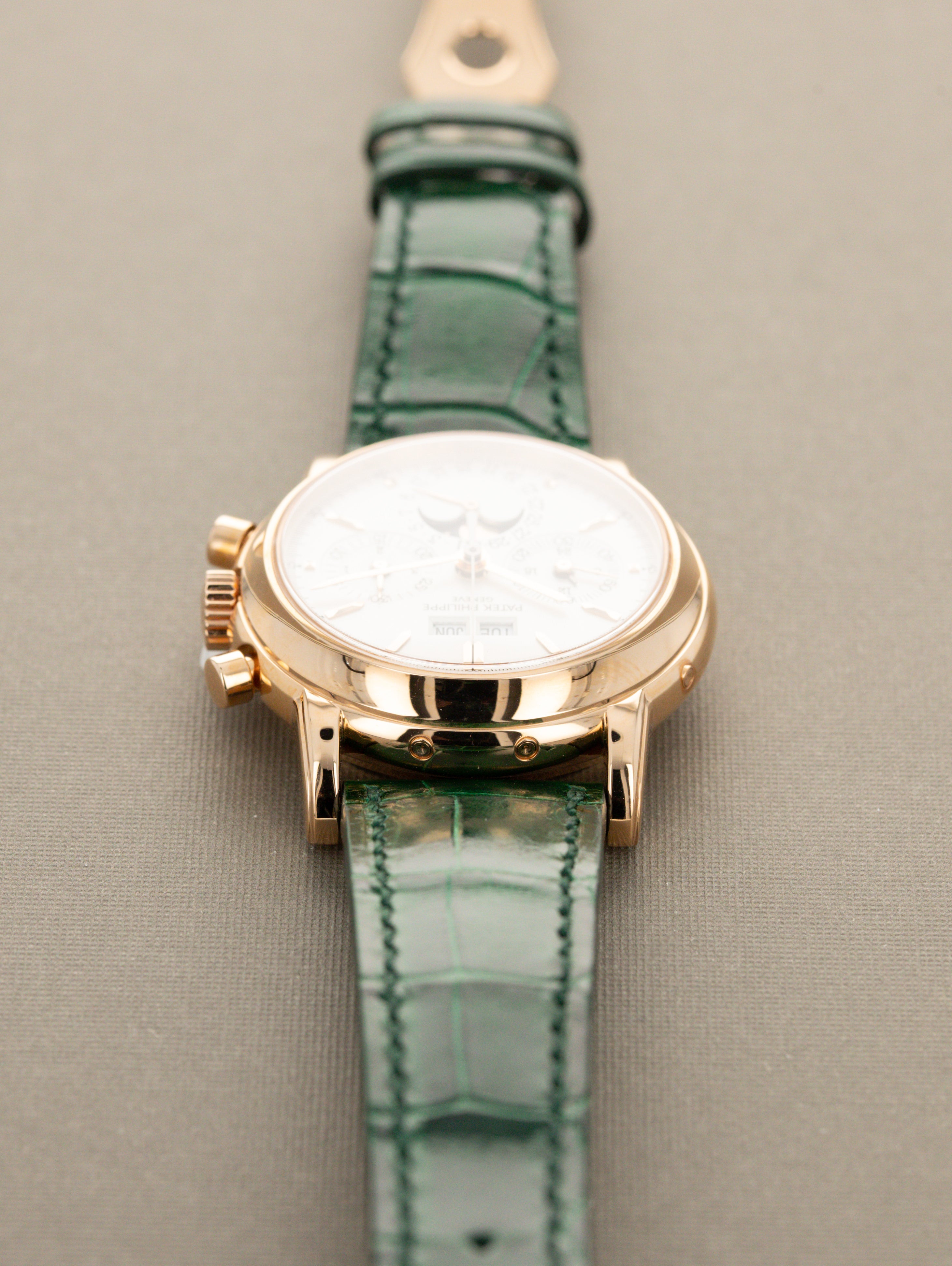 Patek Philippe Perpetual Chronograph Ref. 3970ER - 4th Series Silver Dial w/ Box, Papers, & Service Tag