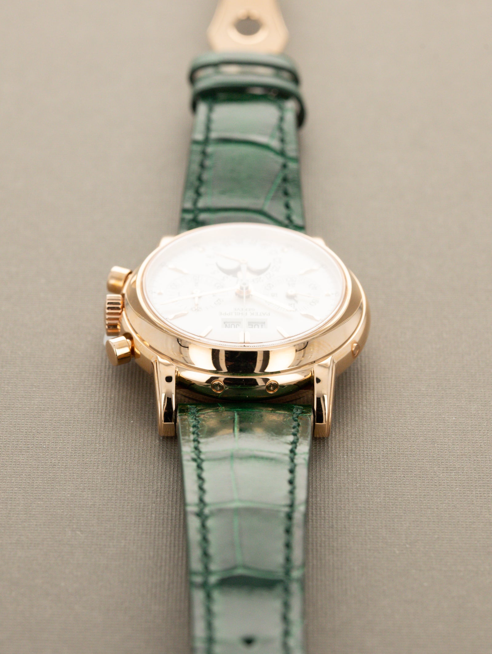 Patek Philippe Perpetual Chronograph Ref. 3970ER - 4th Series Silver Dial w/ Box, Papers, & Service Tag