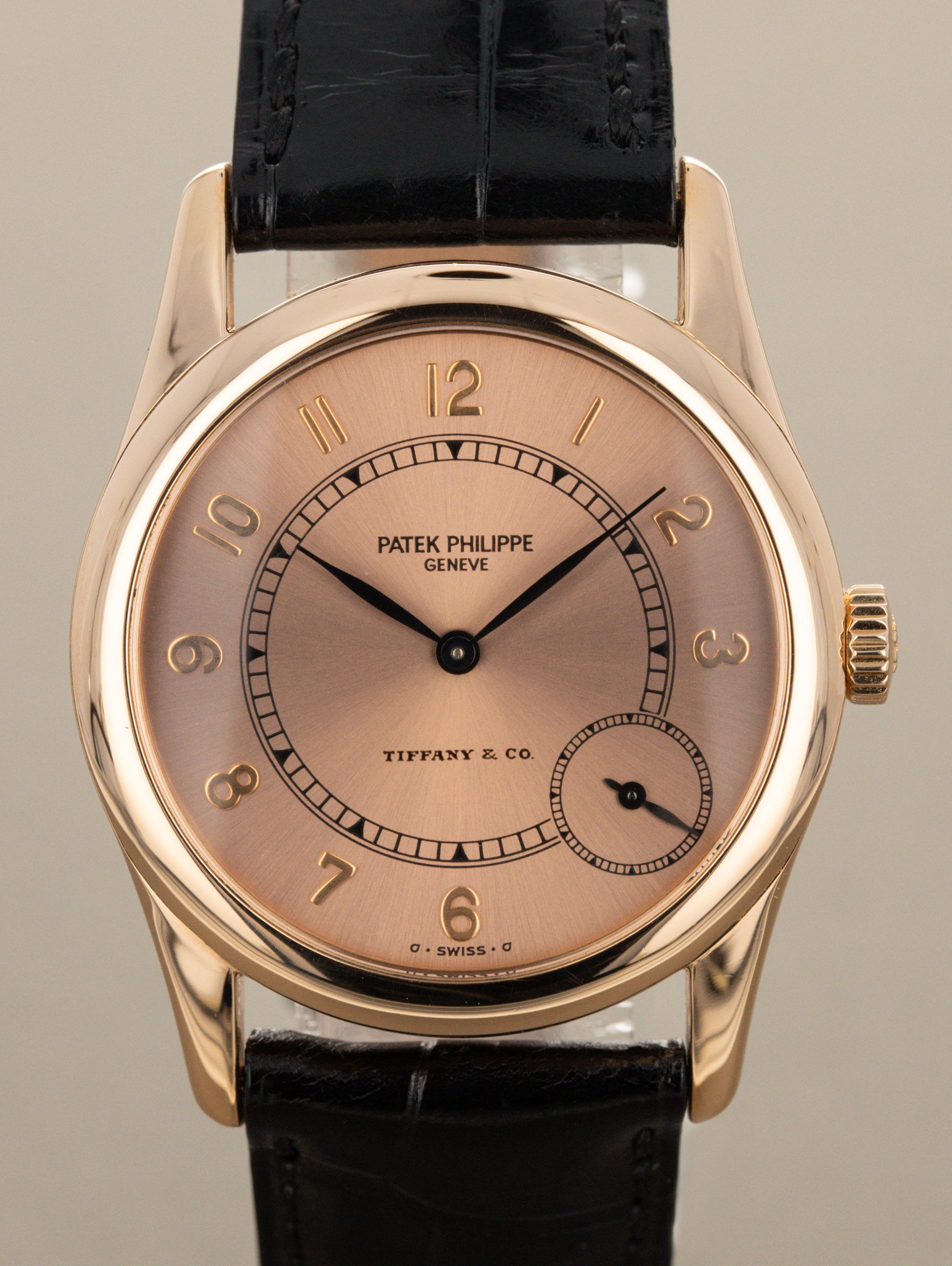 Patek Philippe Calatrava Ref. 5000R - Sunburst Pink 'Tiffany & Co.' Dial Box & Papers