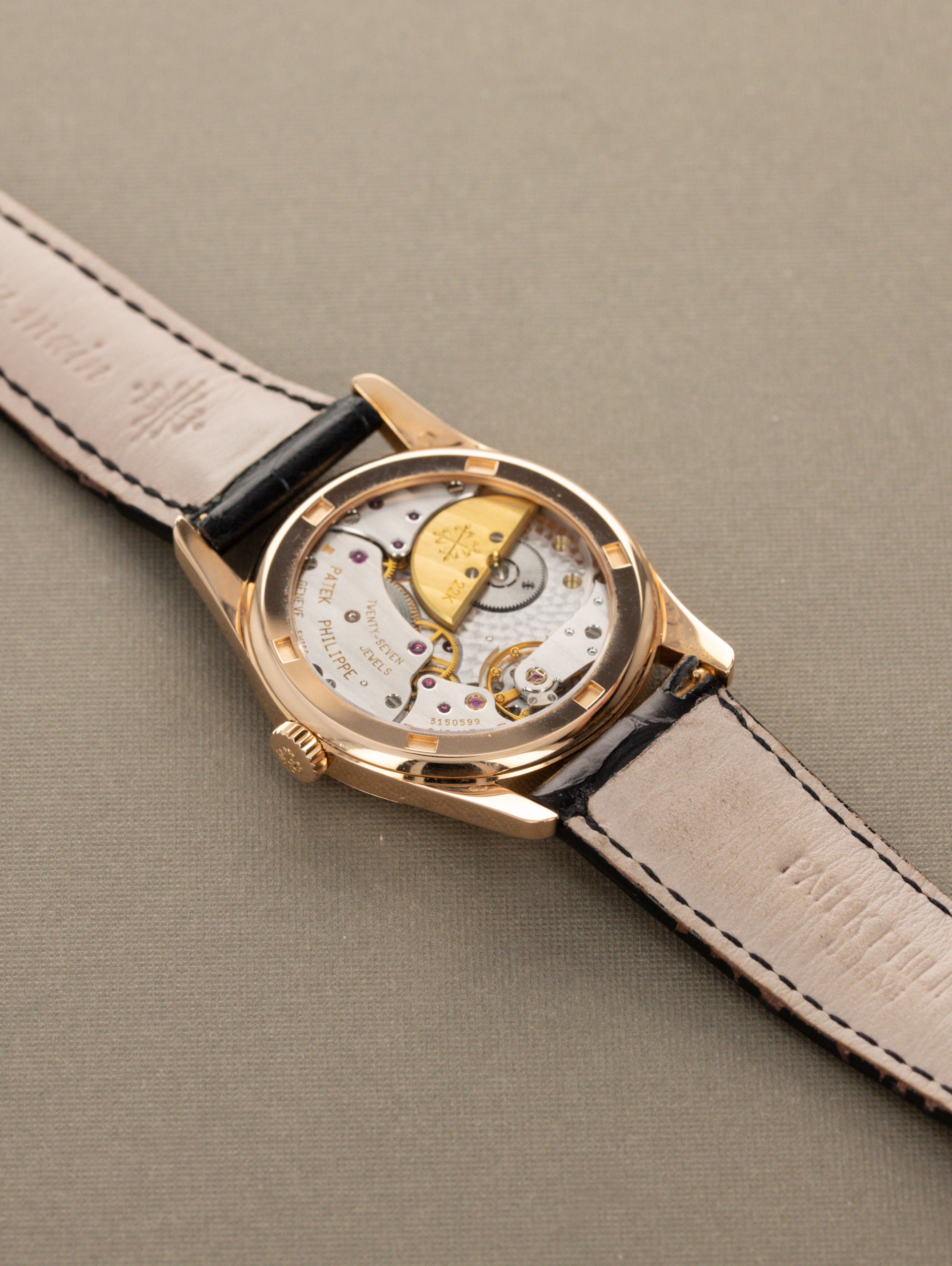 Patek Philippe Calatrava Ref. 5000R - Sunburst Pink 'Tiffany & Co.' Dial Box & Papers