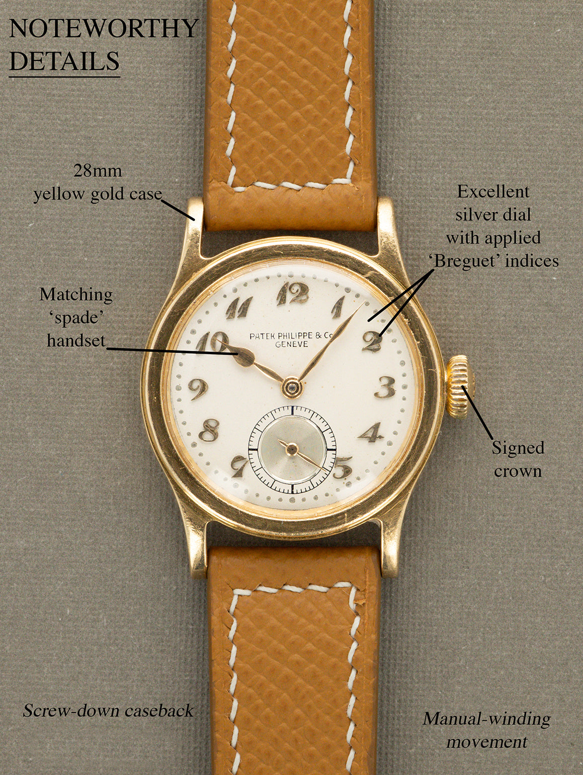 Patek Philippe Calatrava Ref. 438 'Mid Size' - 'Breguet' Dial