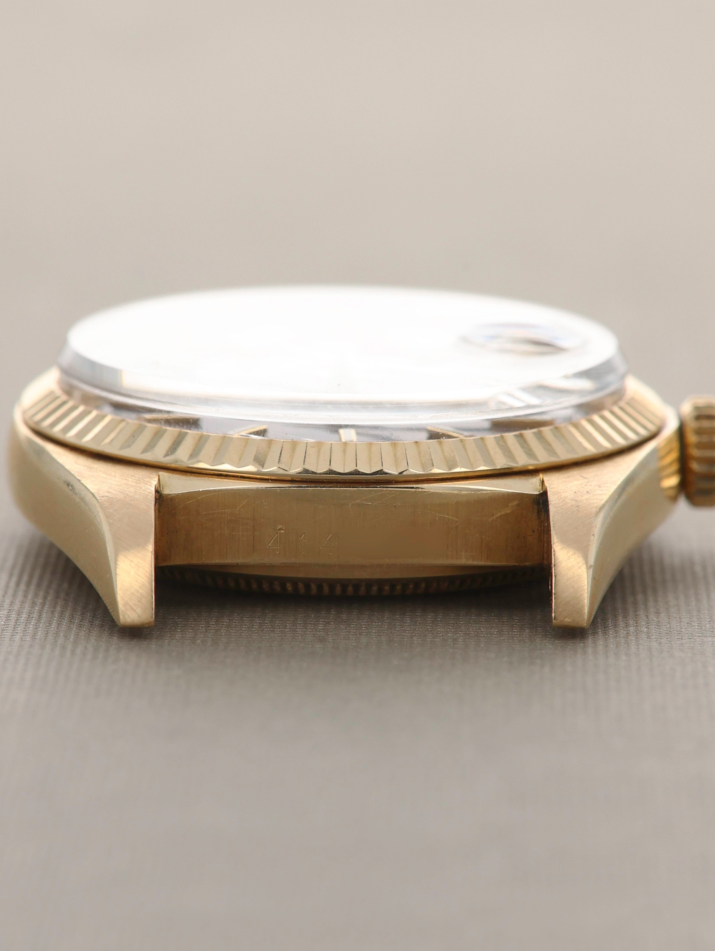 Rolex Datejust Ref. 1601 18k Blue Mosaic Unpolished
