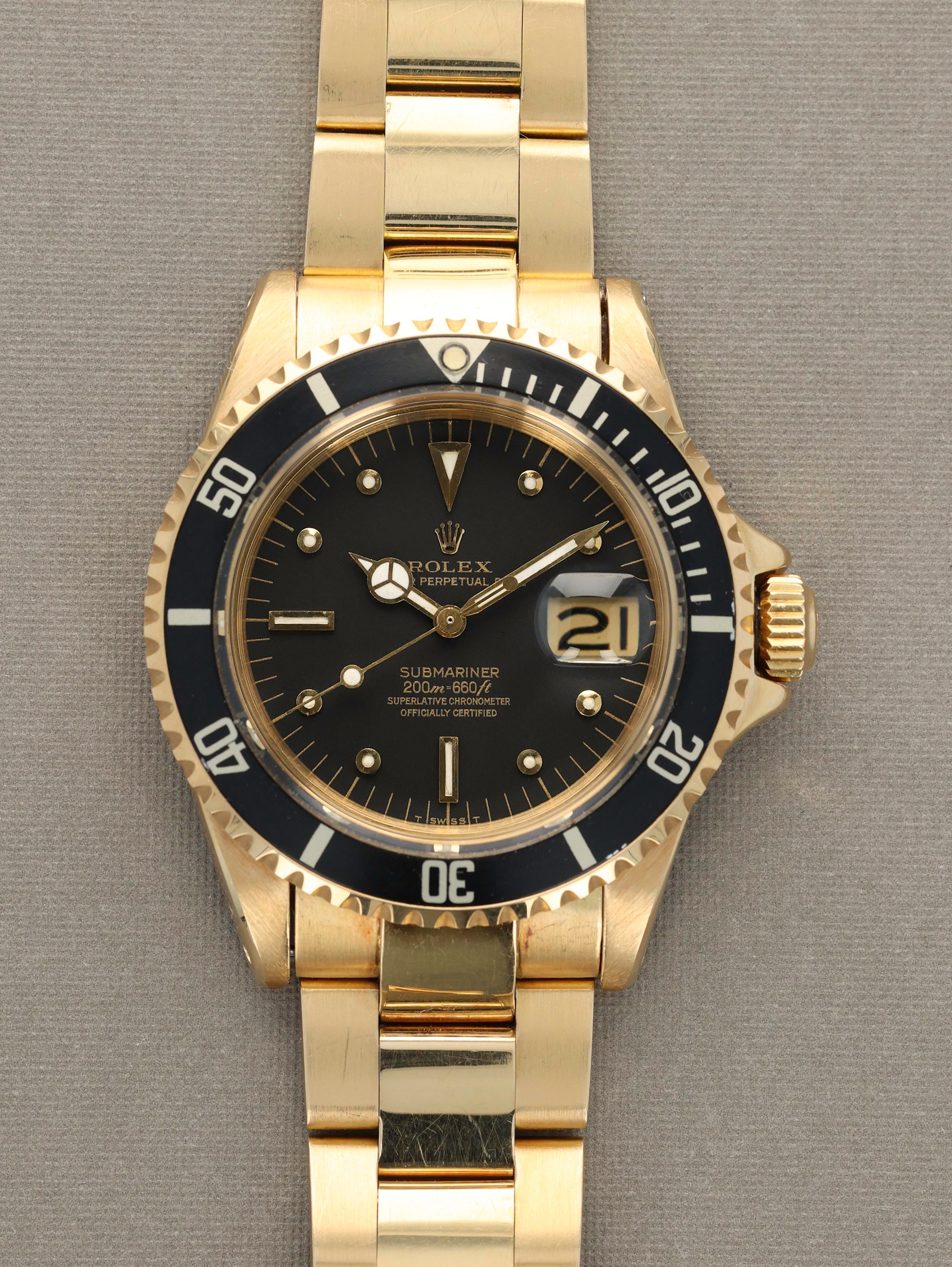 Rolex Submariner Ref. 1680 18k Meters First