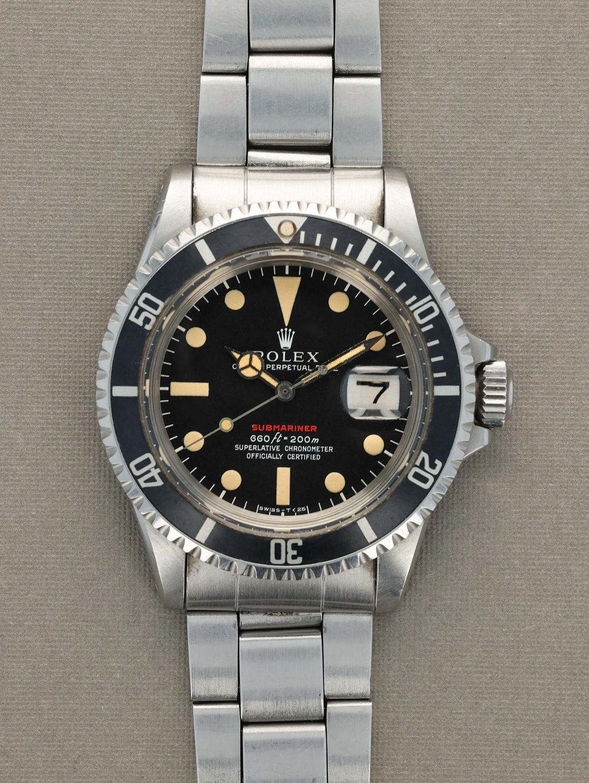 Rolex Submariner Ref. 1680 Red Mk. 4 Unpolished