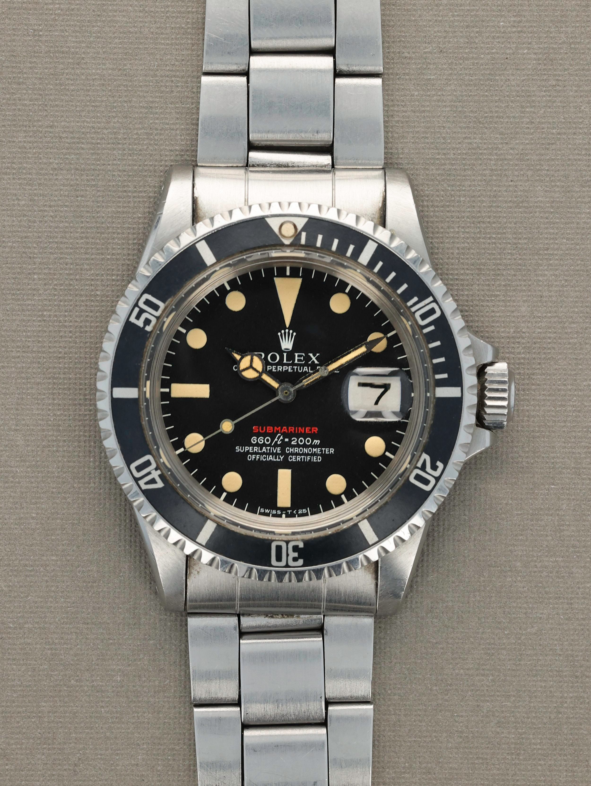 Rolex Submariner Ref. 1680 Red Mk. 4 Unpolished