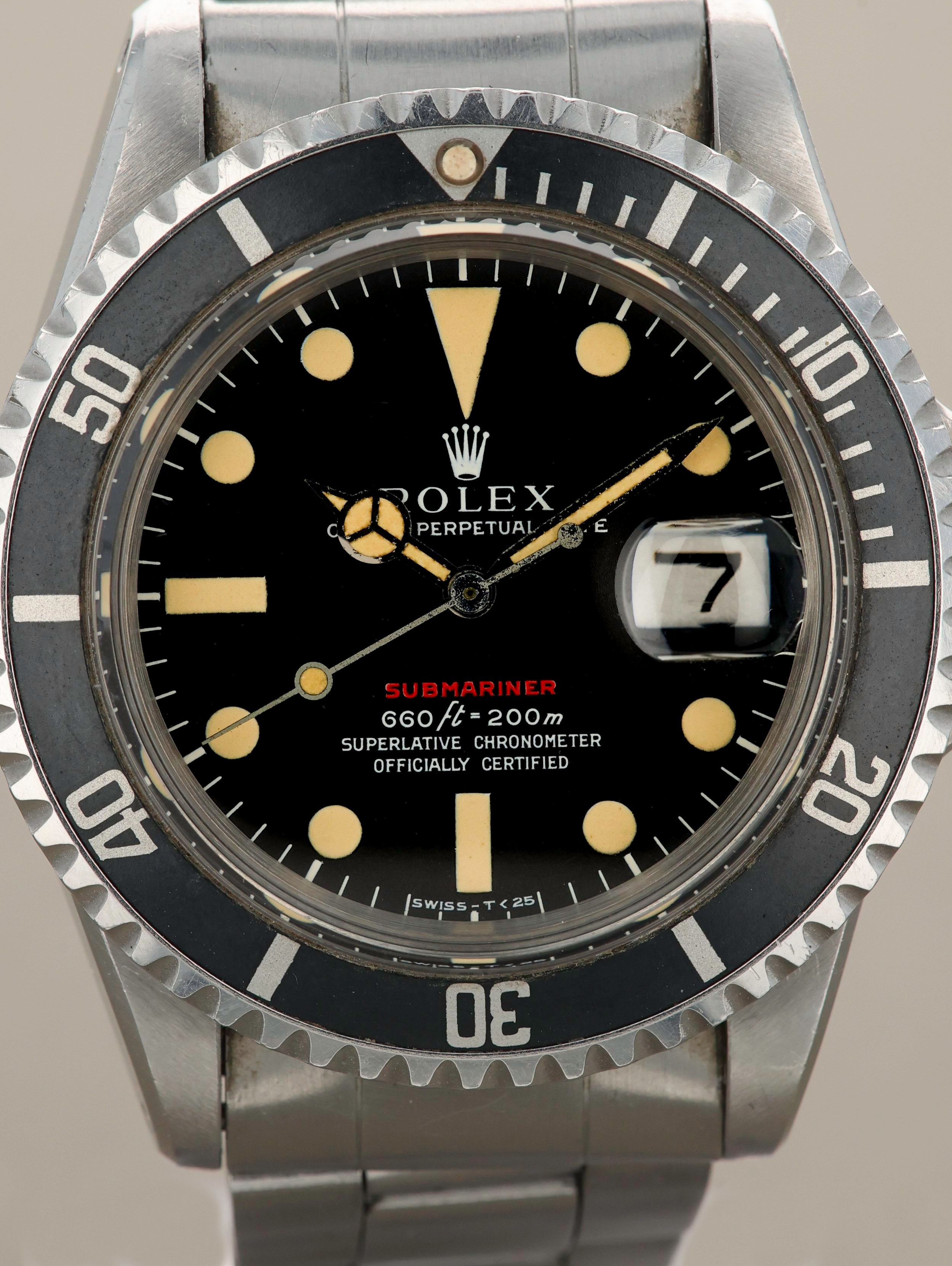 Rolex Submariner Ref. 1680 Red Mk. 4 Unpolished