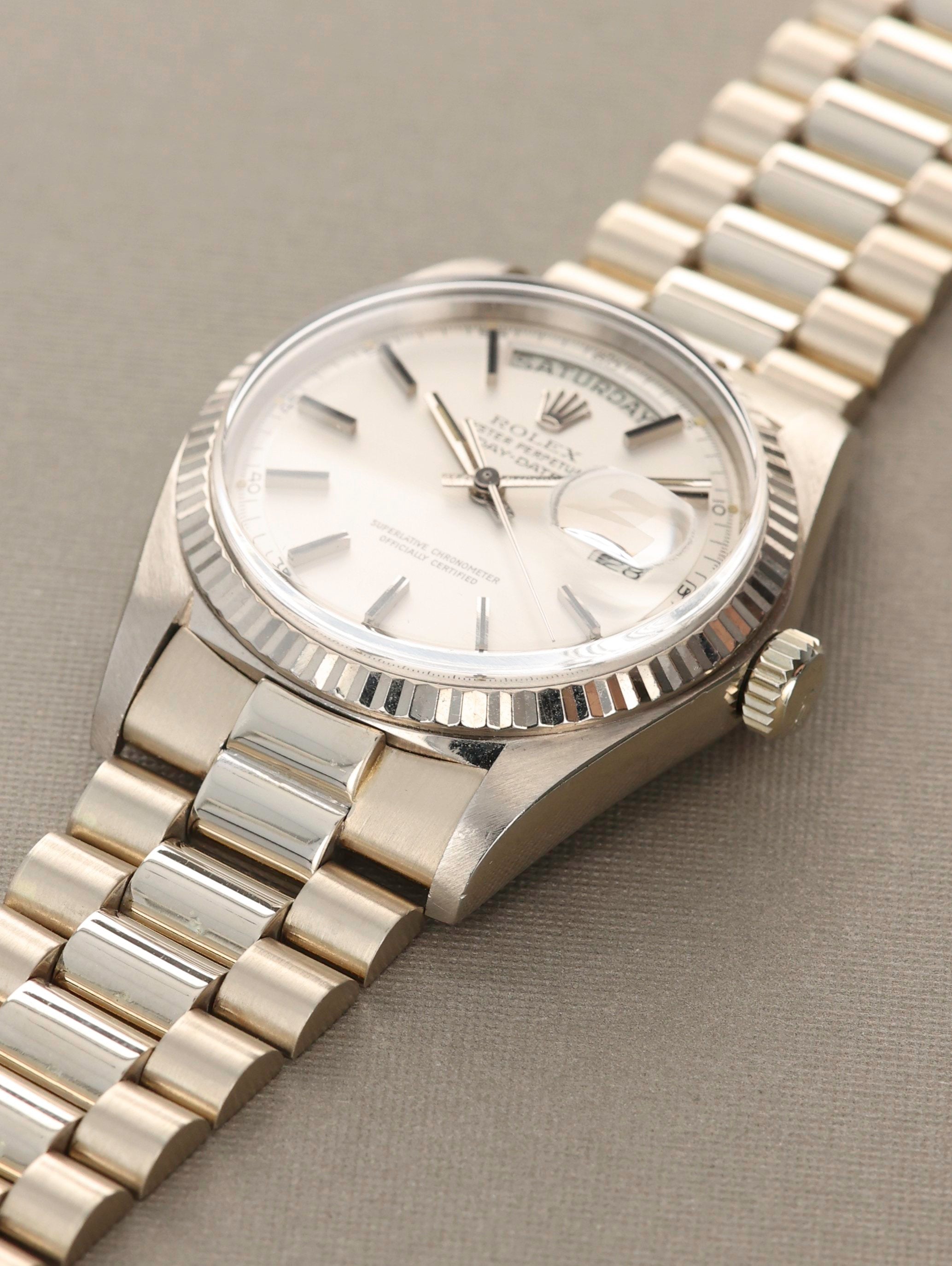 Rolex Day-Date Ref. 1803 White Gold Minute Track Unpolished