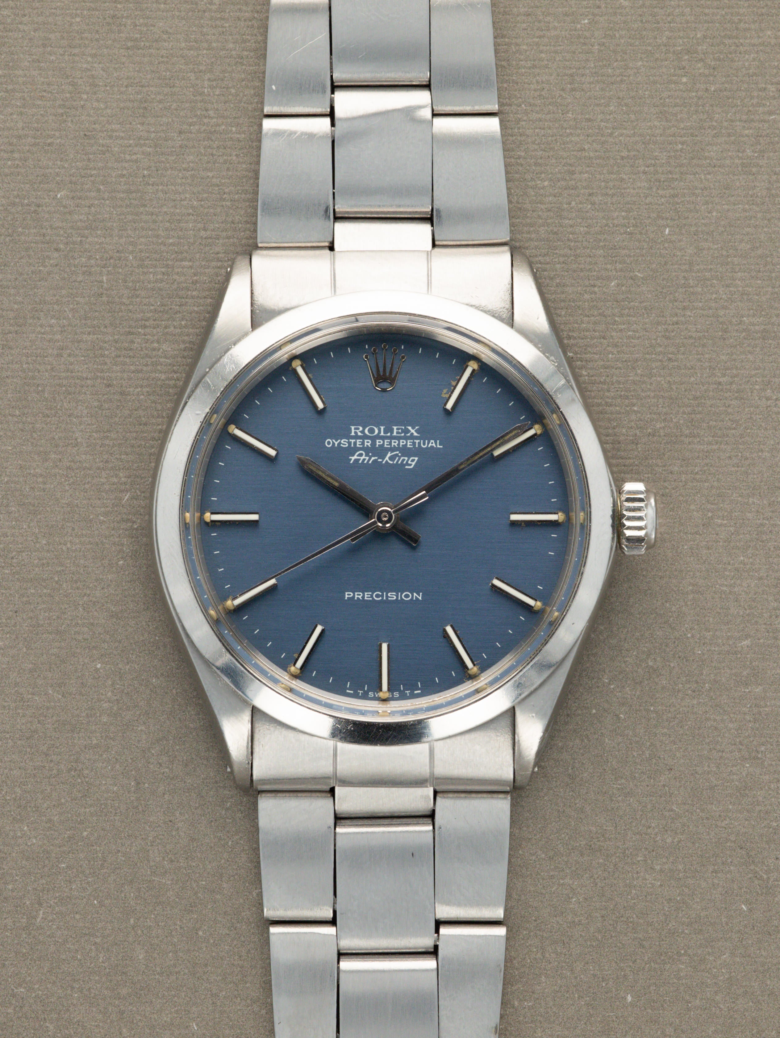 Rolex Air-King Ref. 5500 - 'Brushed' Blue Dial