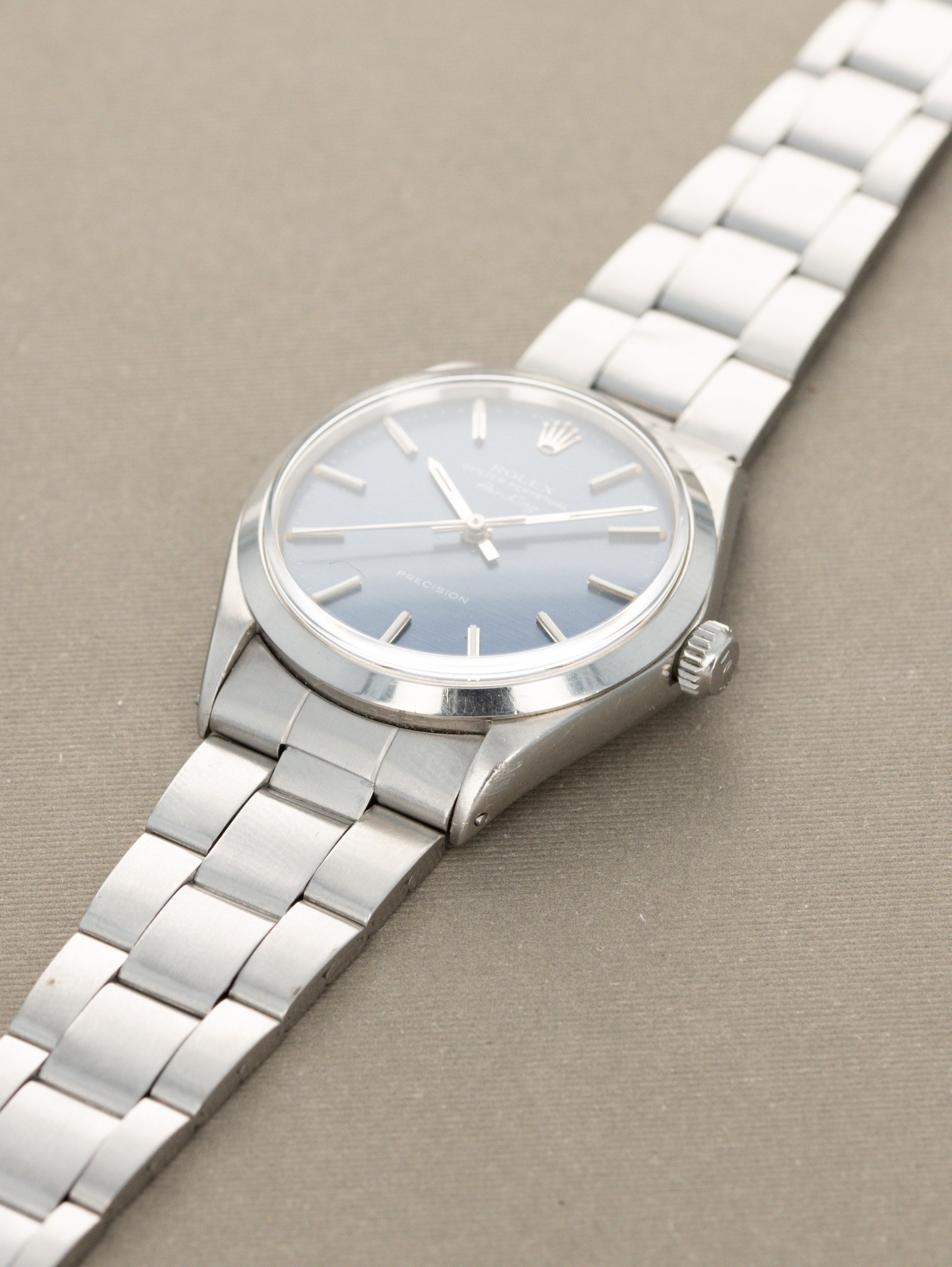Rolex Air-King Ref. 5500 - 'Brushed' Blue Dial