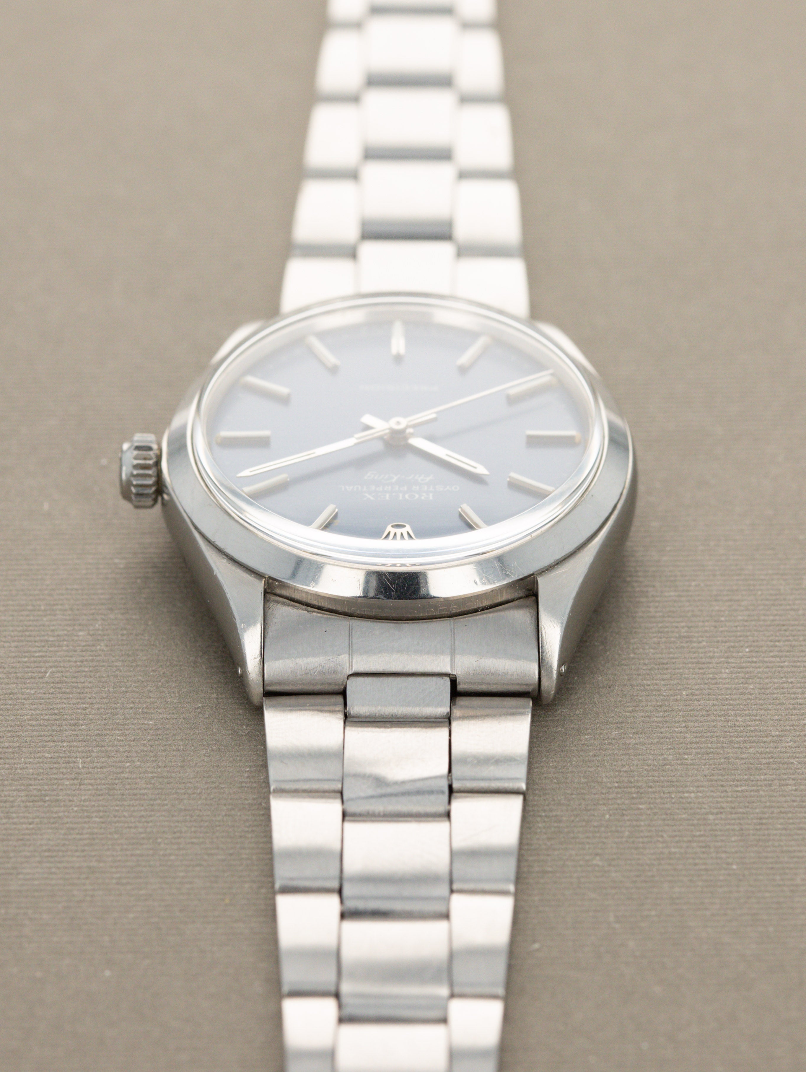 Rolex Air-King Ref. 5500 - 'Brushed' Blue Dial