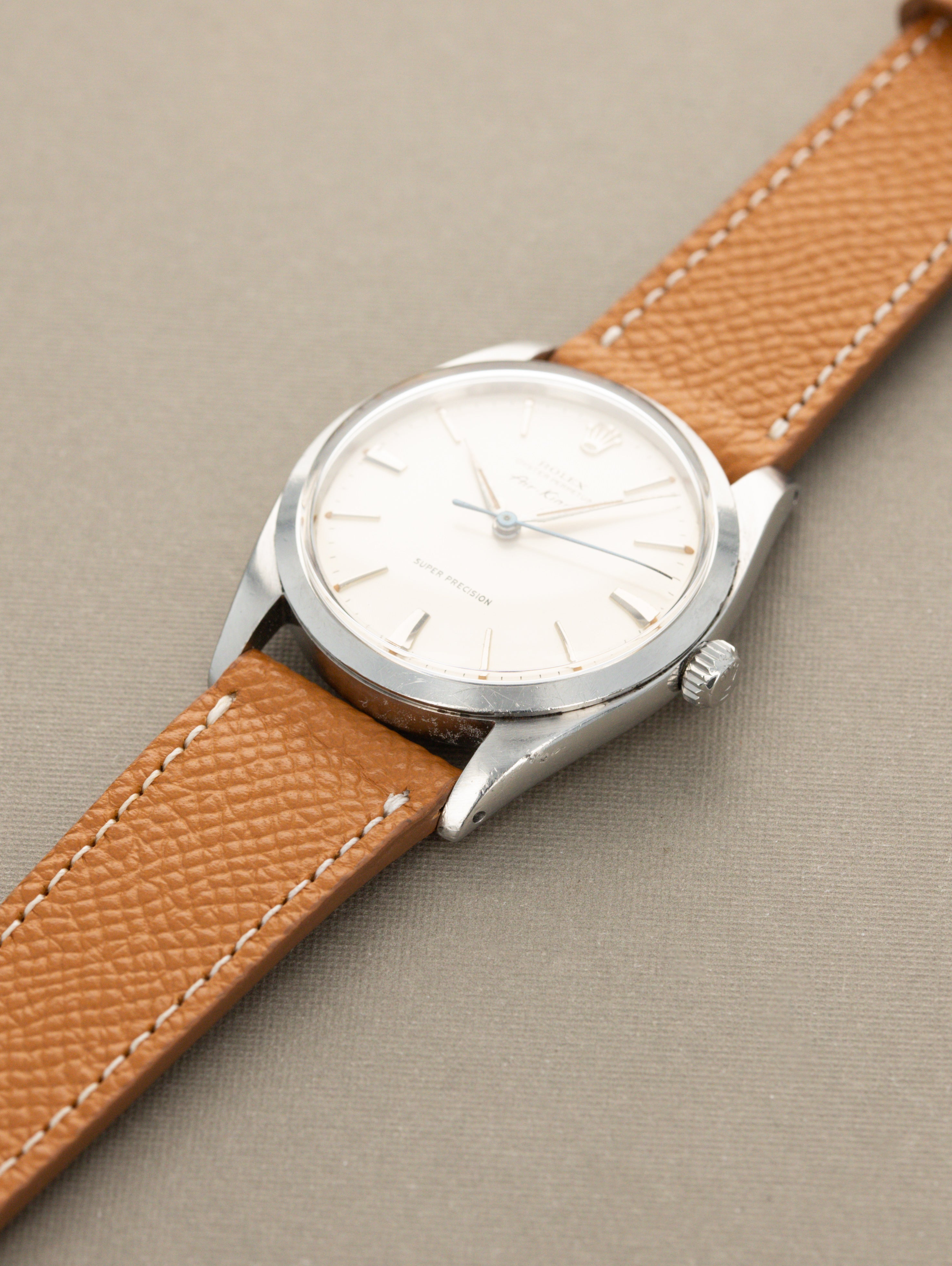 Rolex Air-King Ref. 5504 - 'Super Precision' Satin Silver Dial Unpolished