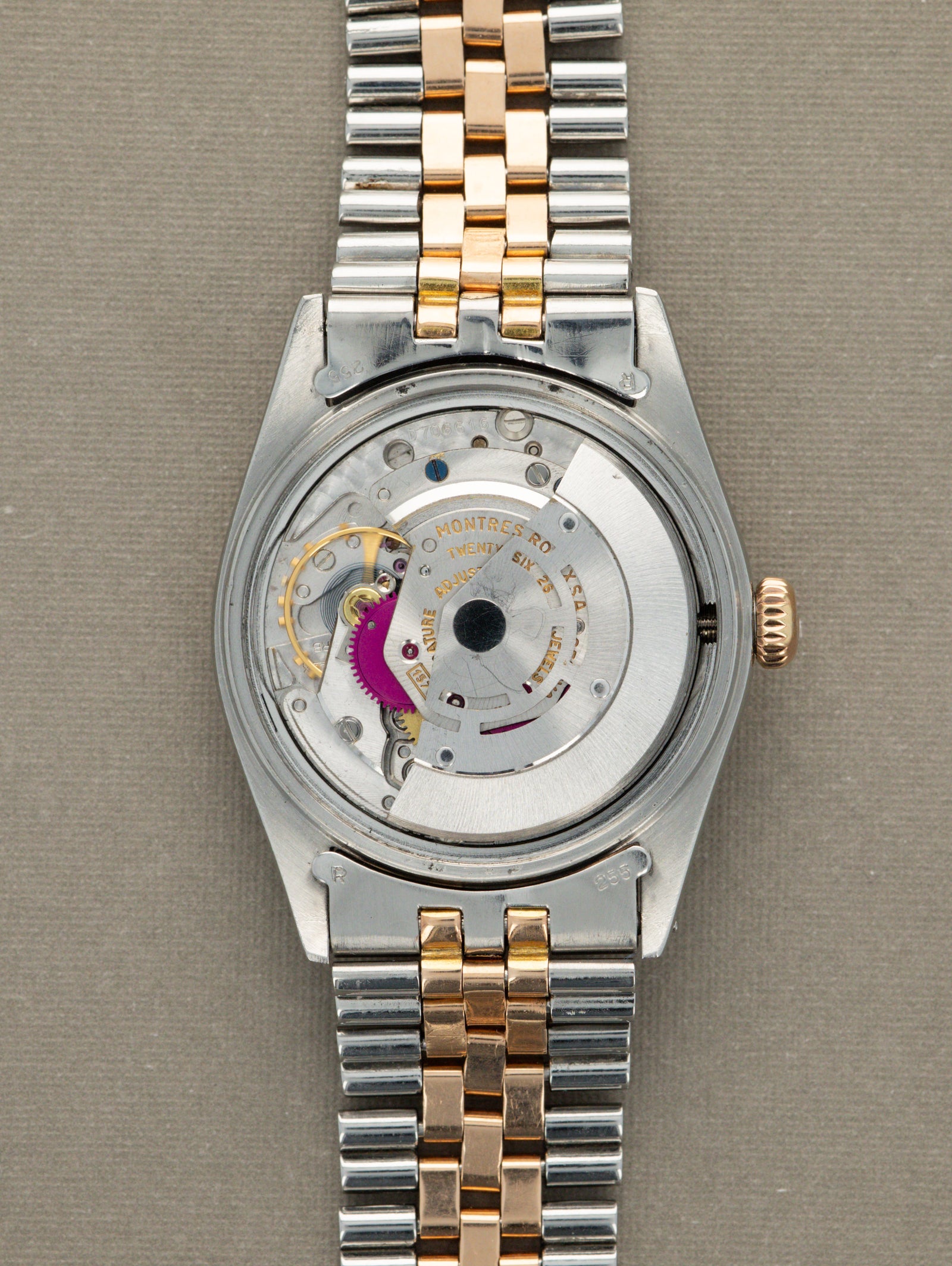 Rolex Datejust Ref. 1601 Two-Tone Rose Gold - Matte Black Dial