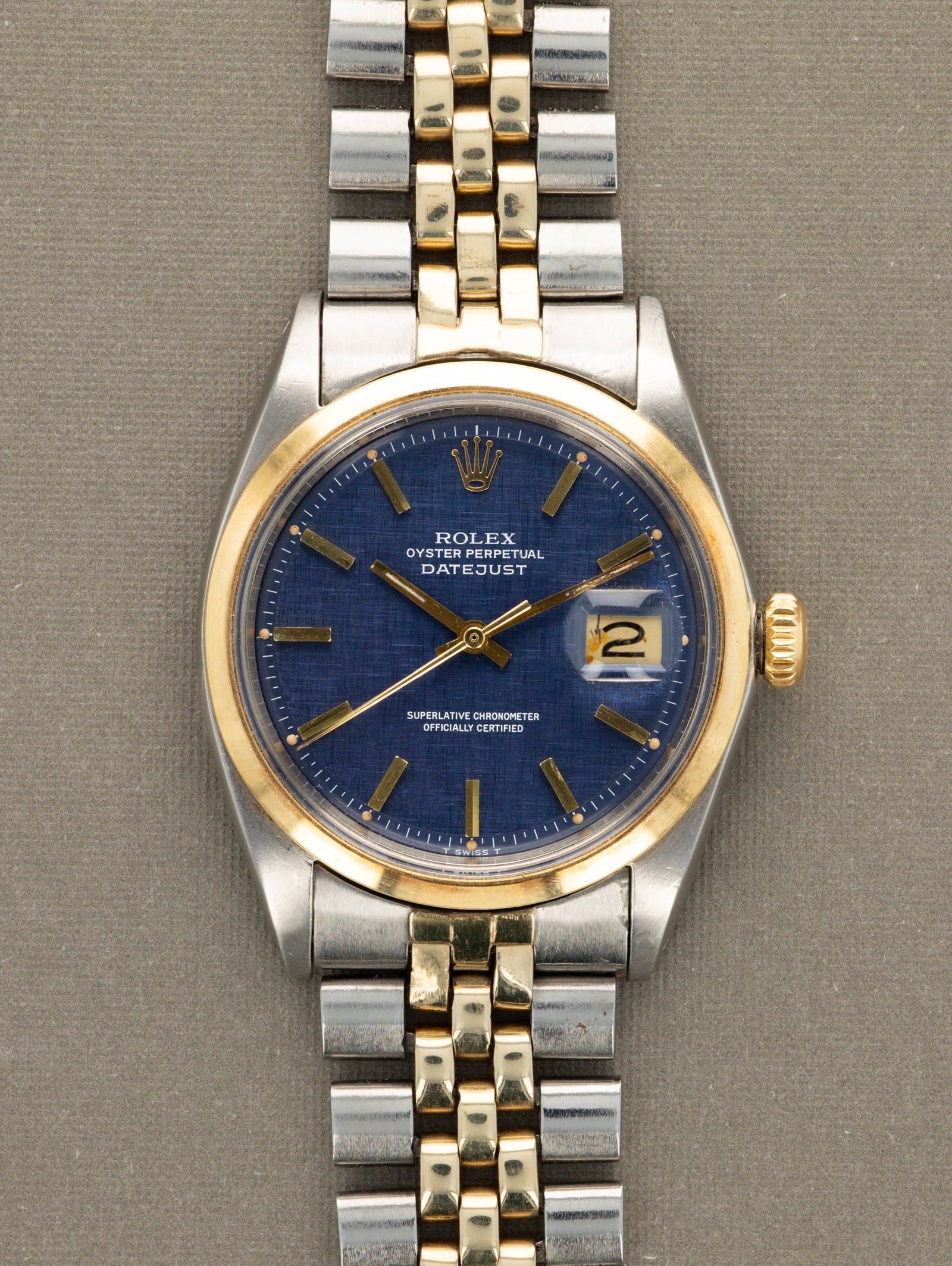 Rolex Datejust Ref. 1600/3 - Blue 'Denim' Dial