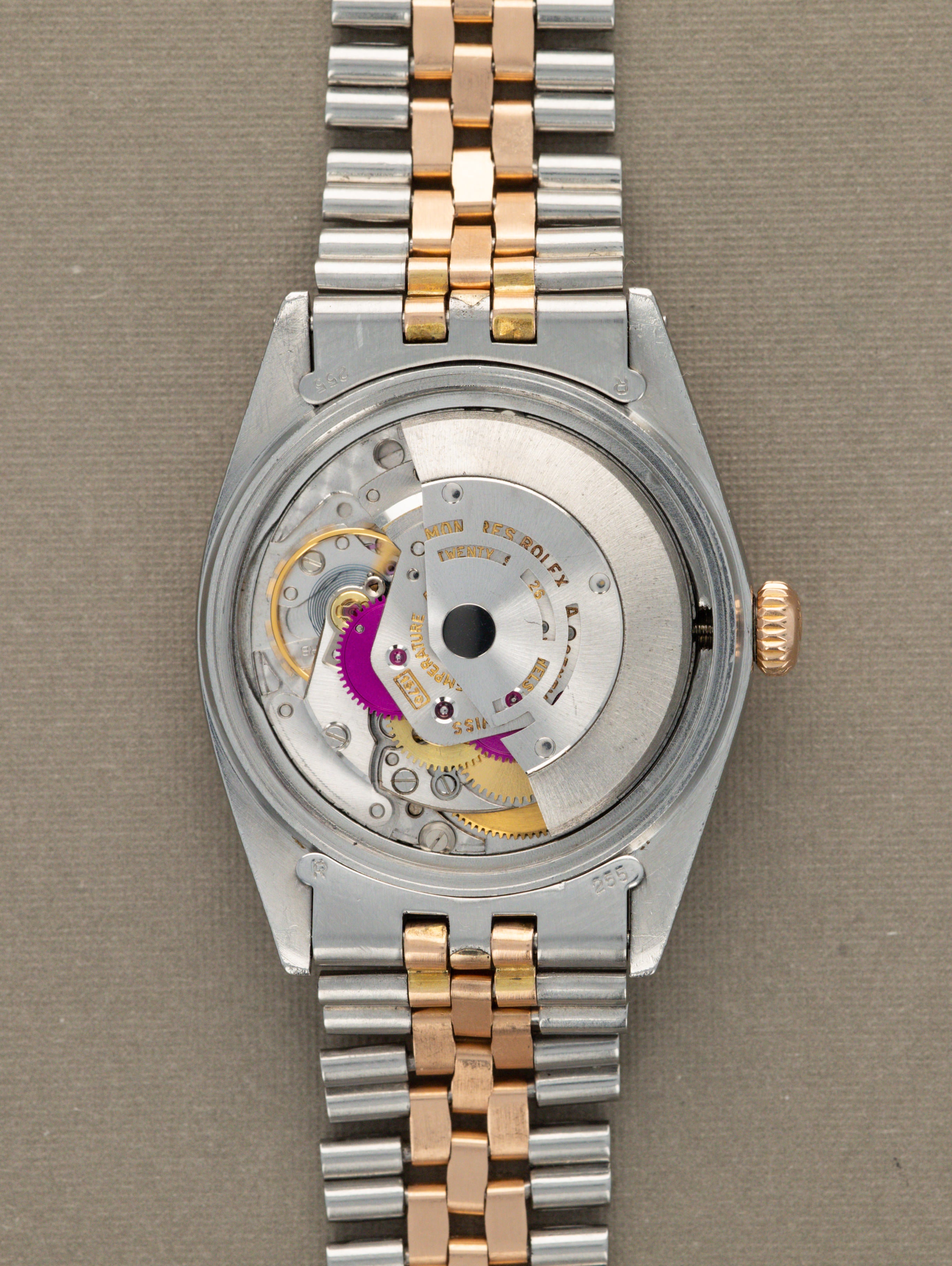 Rolex Datejust Ref. 1601 Two-Tone Rose Gold - Sunburst Silver Dial w/ Papers
