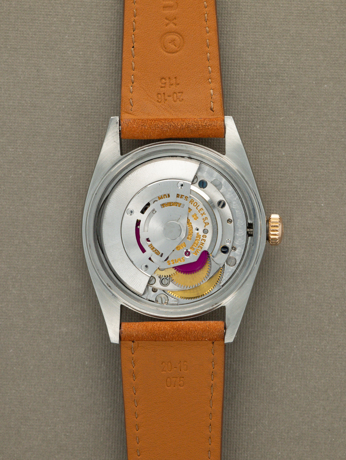 Rolex Datejust Ref. 1601 Two-Tone Rose Gold - Sunburst Silver Dial