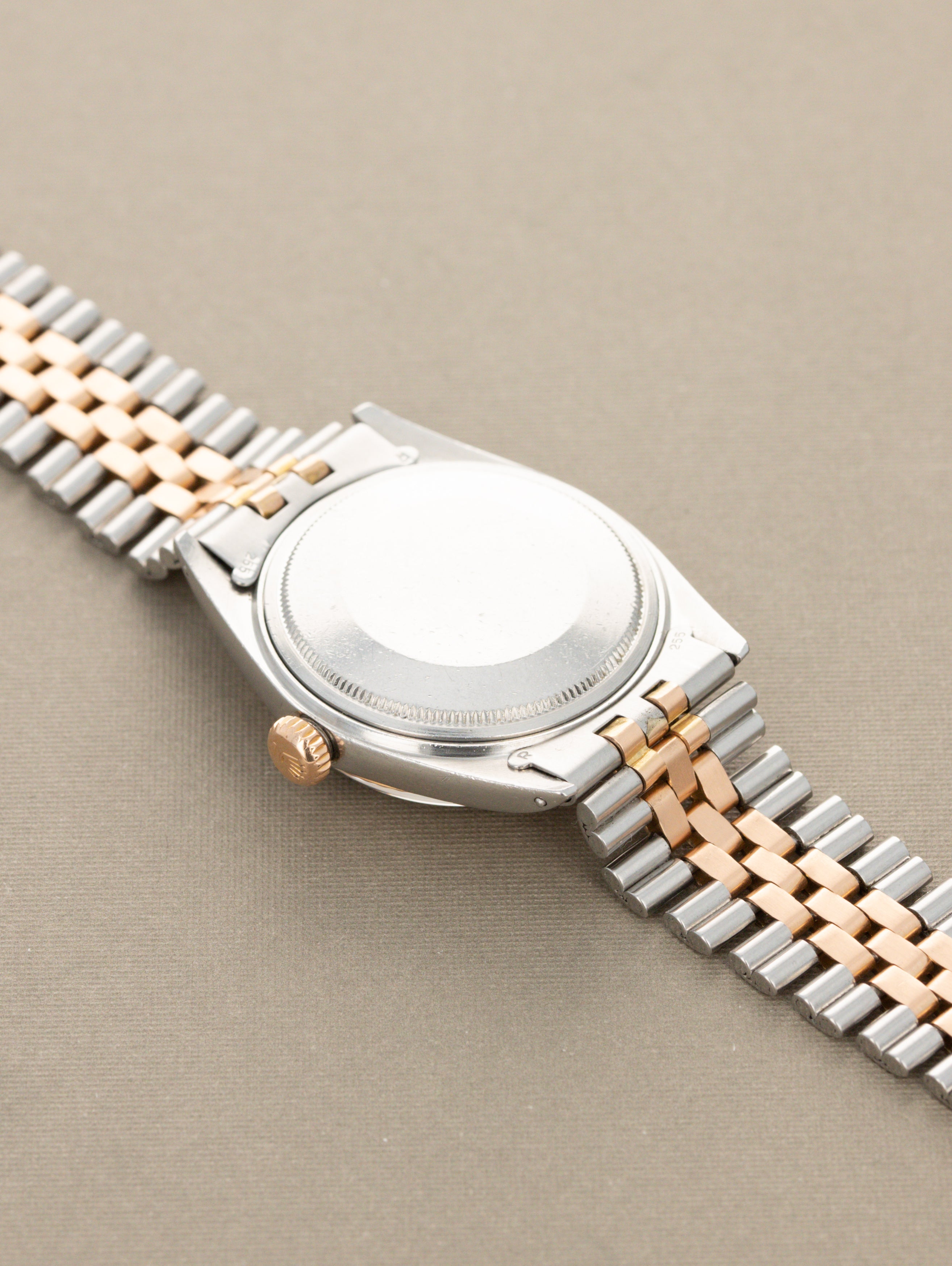 Rolex Datejust Ref. 1601 Two-Tone Rose Gold - Sunburst Silver Dial w/ Papers
