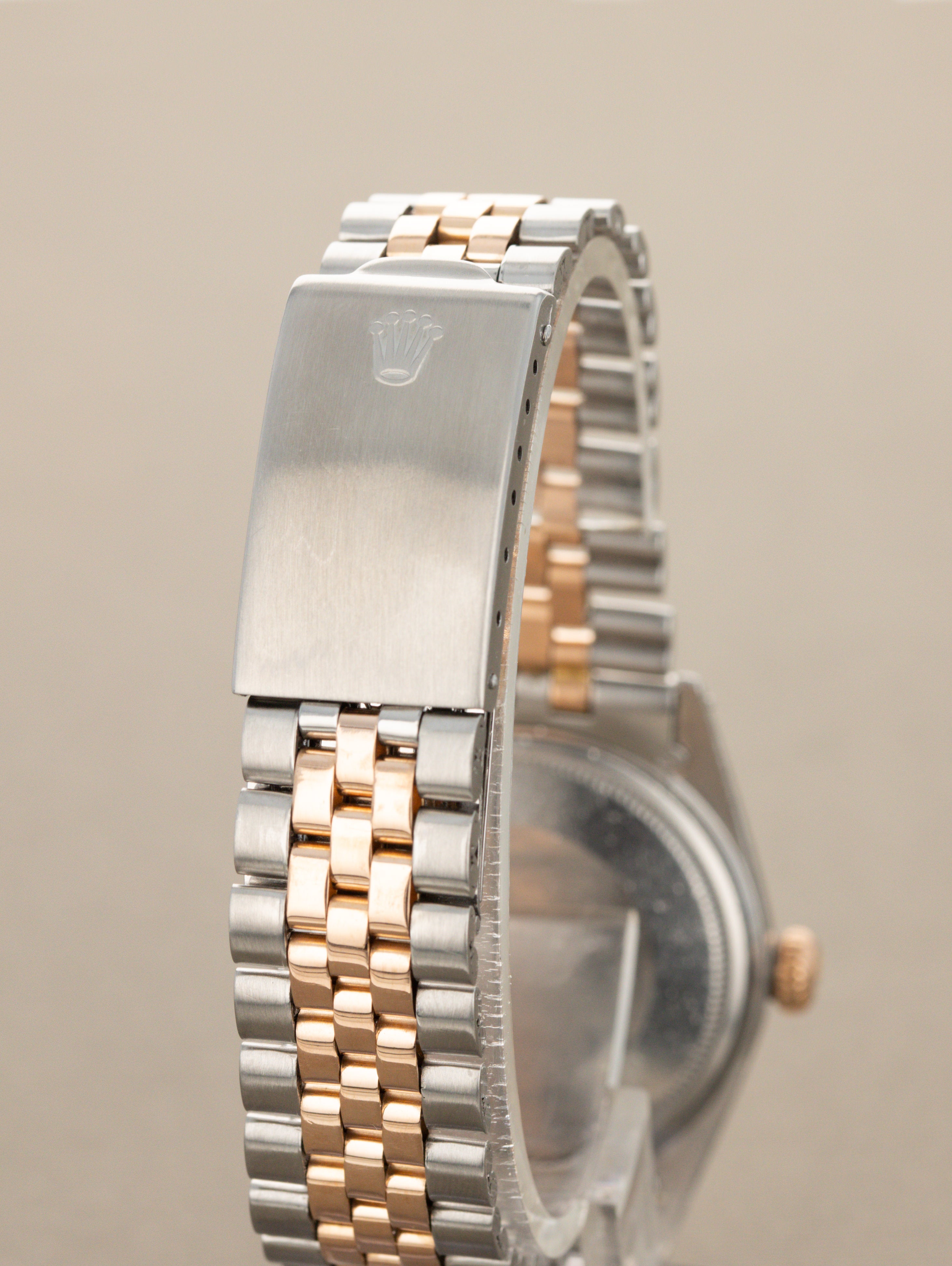 Rolex Datejust Ref. 1601 Two-Tone Rose Gold - Sunburst Silver Dial w/ Papers