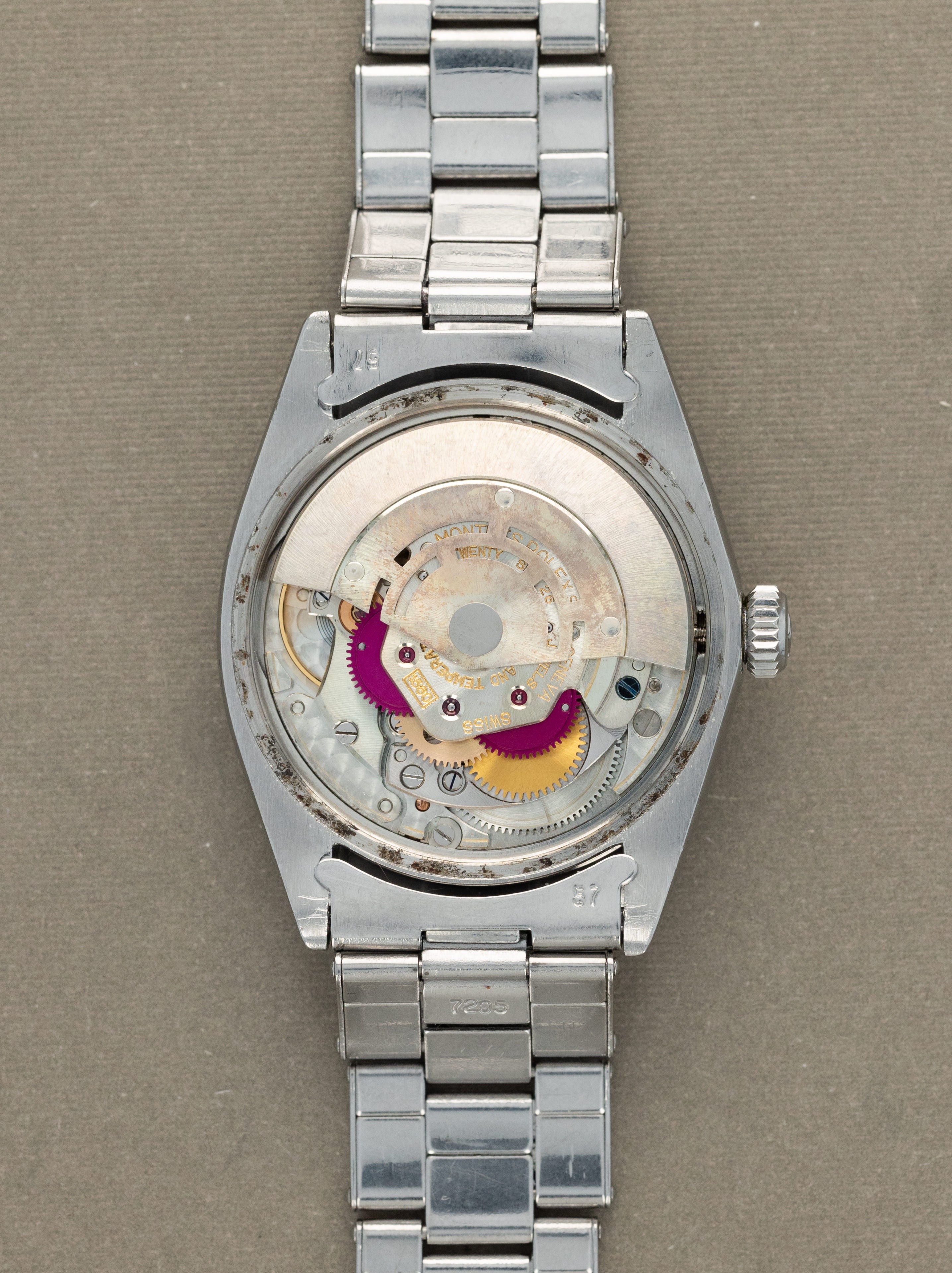 Rolex Oyster Perpetual Date Ref. 1500 - Black 'Gilt' Dial W/ Kuwait Signature Unpolished