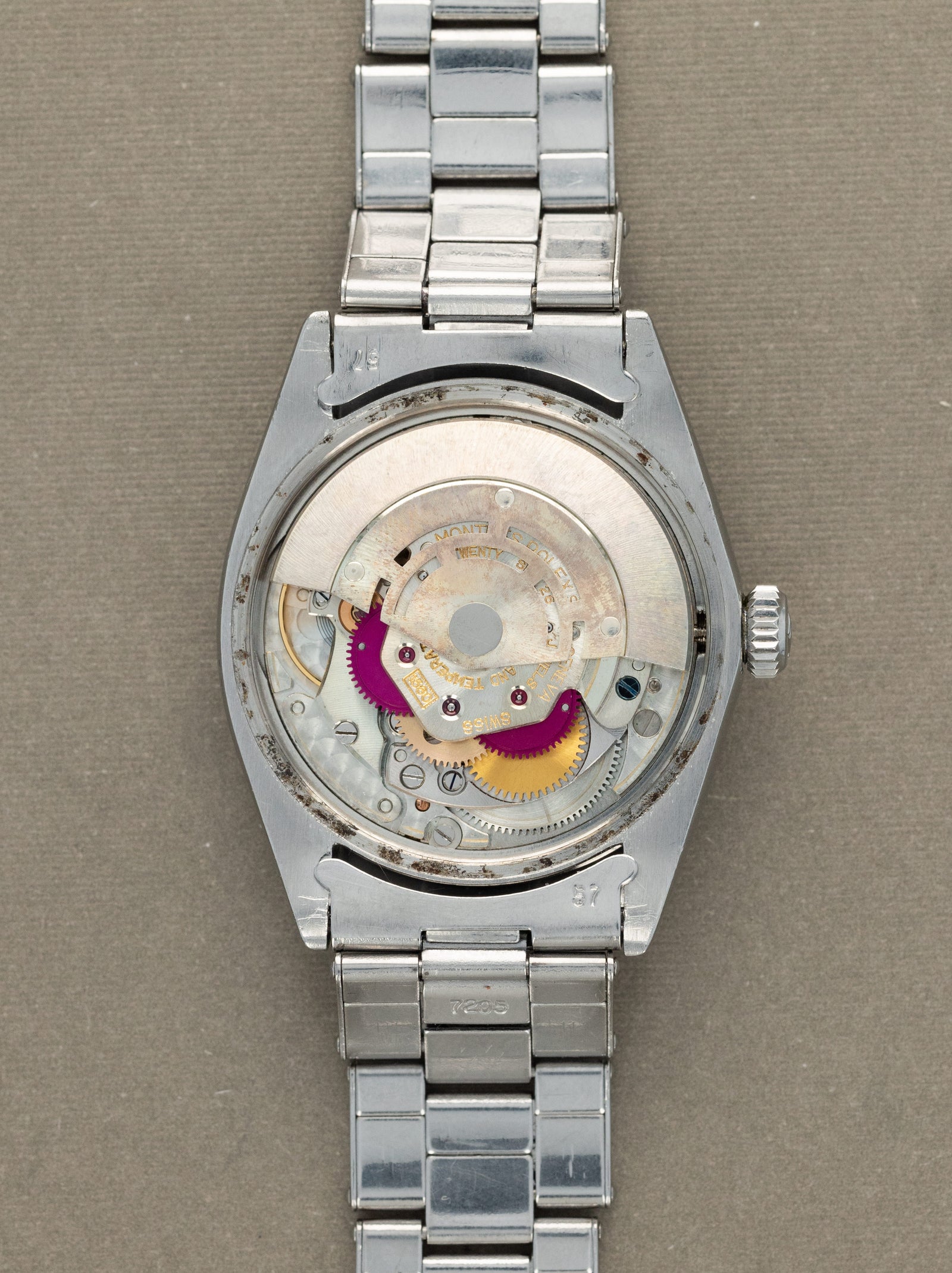 Rolex Oyster Perpetual Date Ref. 1500 - Black 'Gilt' Dial W/ Kuwait Signature Unpolished