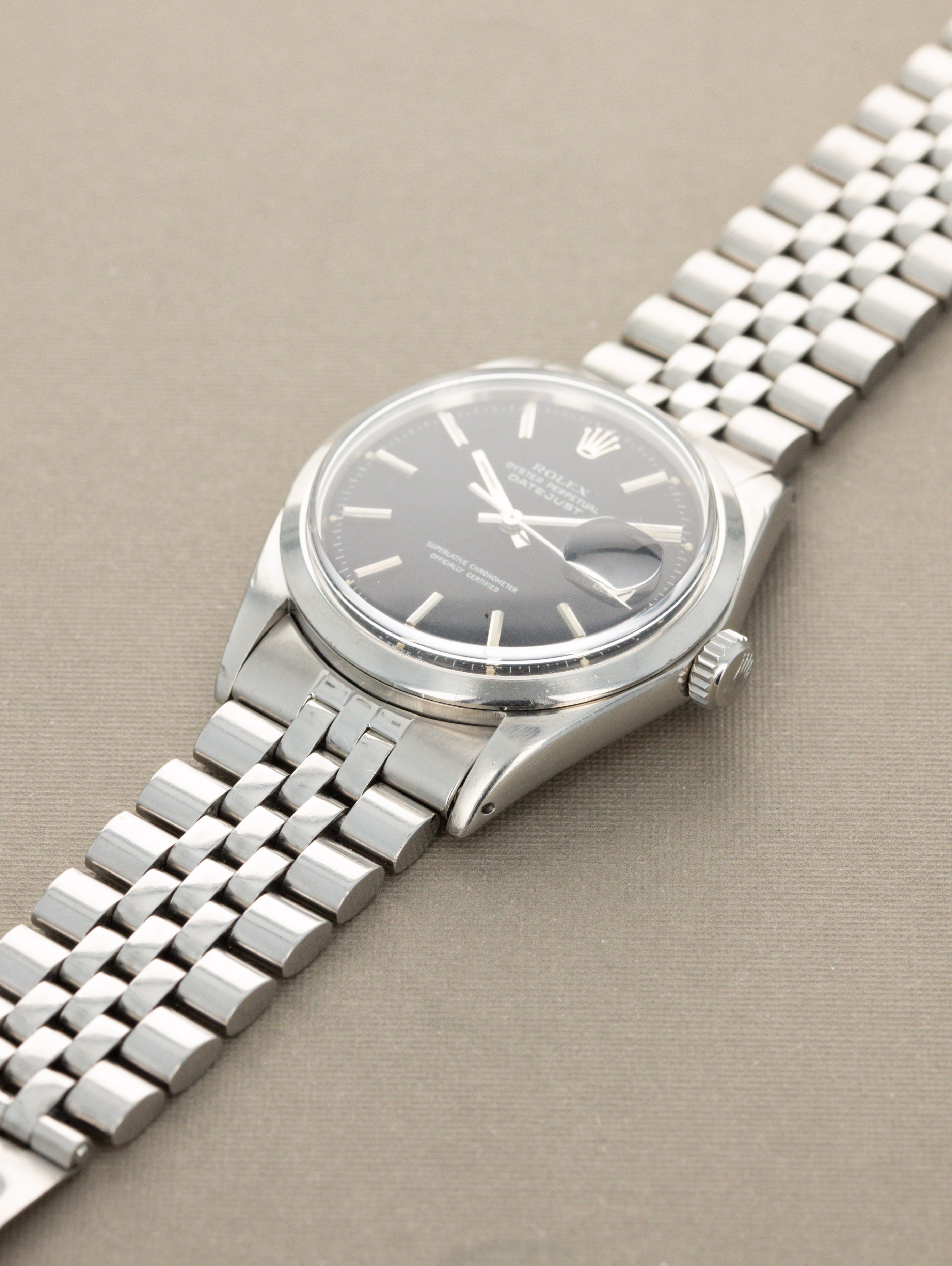Rolex Datejust Ref. 1600 - Black 'Confetti' Dial