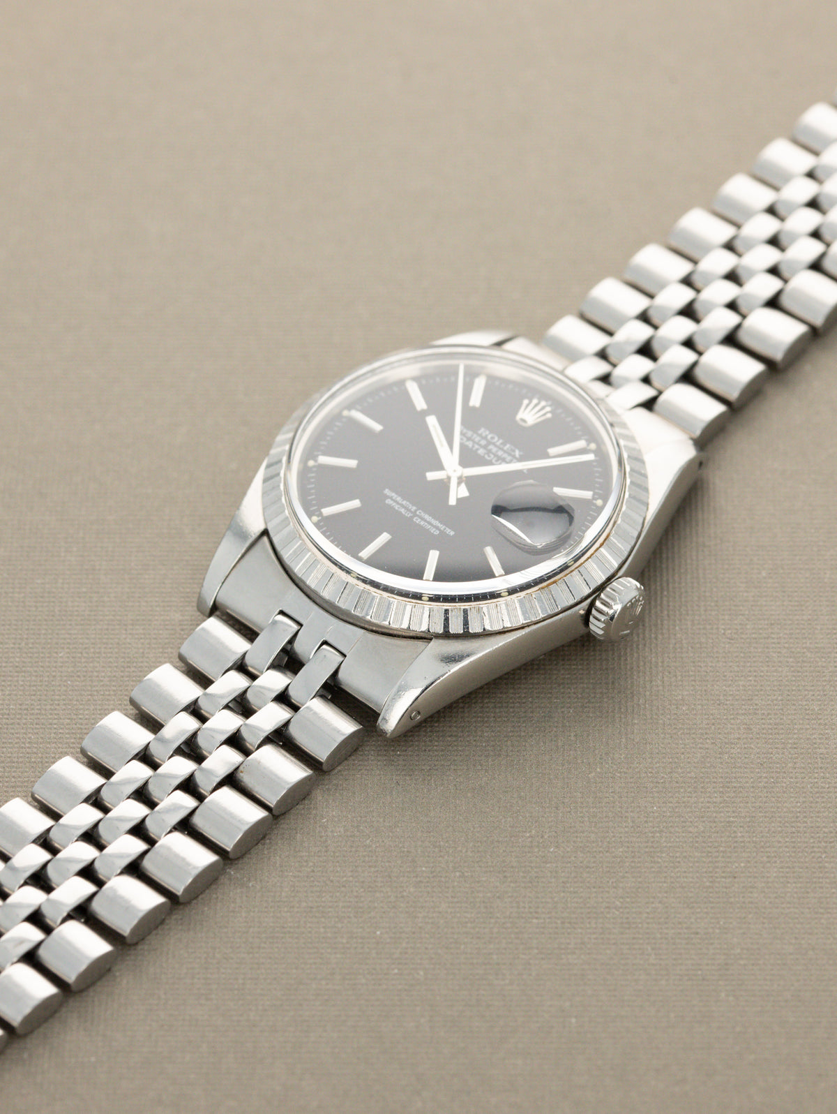 Rolex Datejust Ref. 1603 - Black 'Confetti' Dial W/ Box & Papers