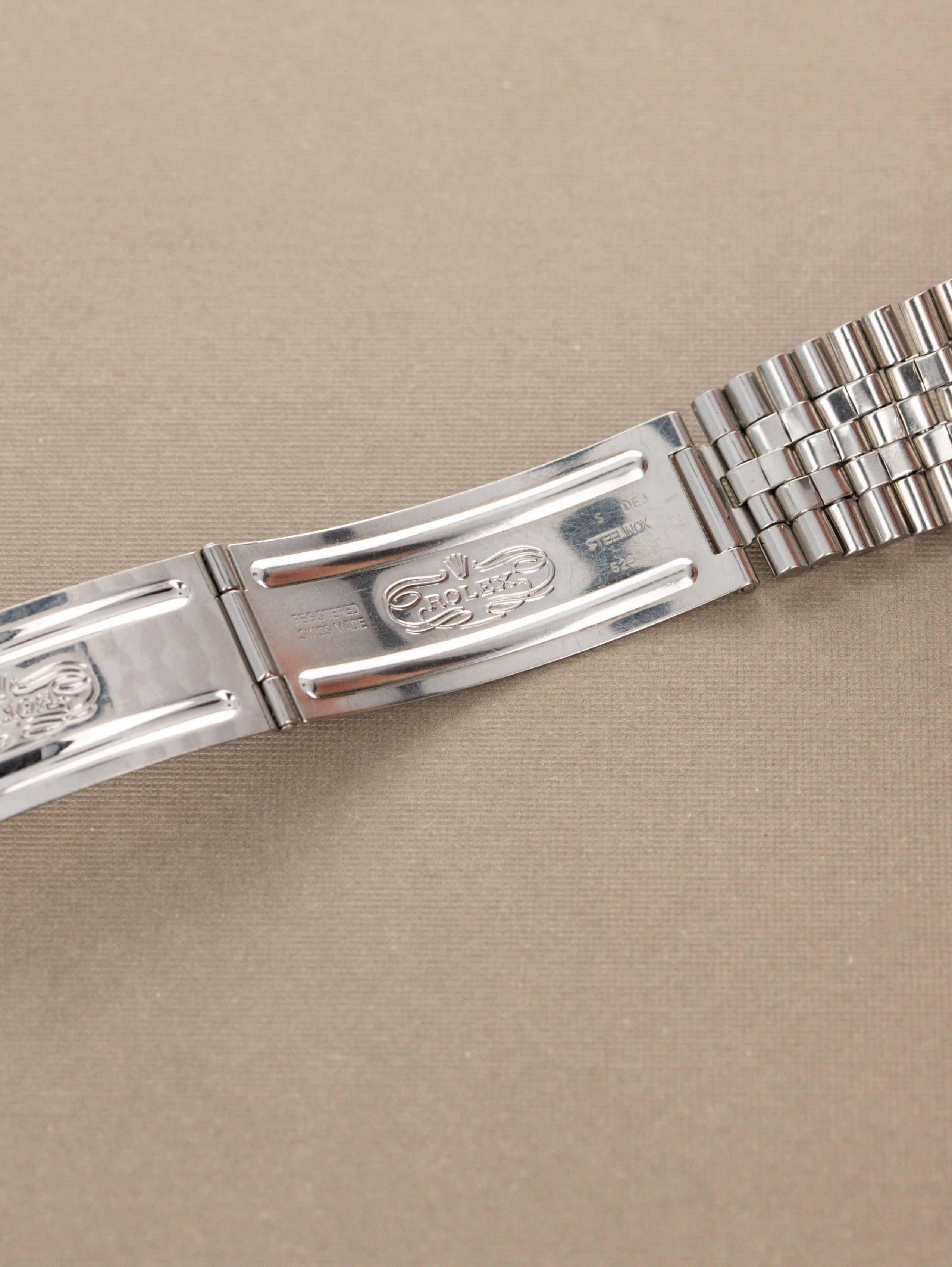Rolex Datejust Ref. 1603 - Matte Black 'Sigma' Dial Silver Text Unpolished