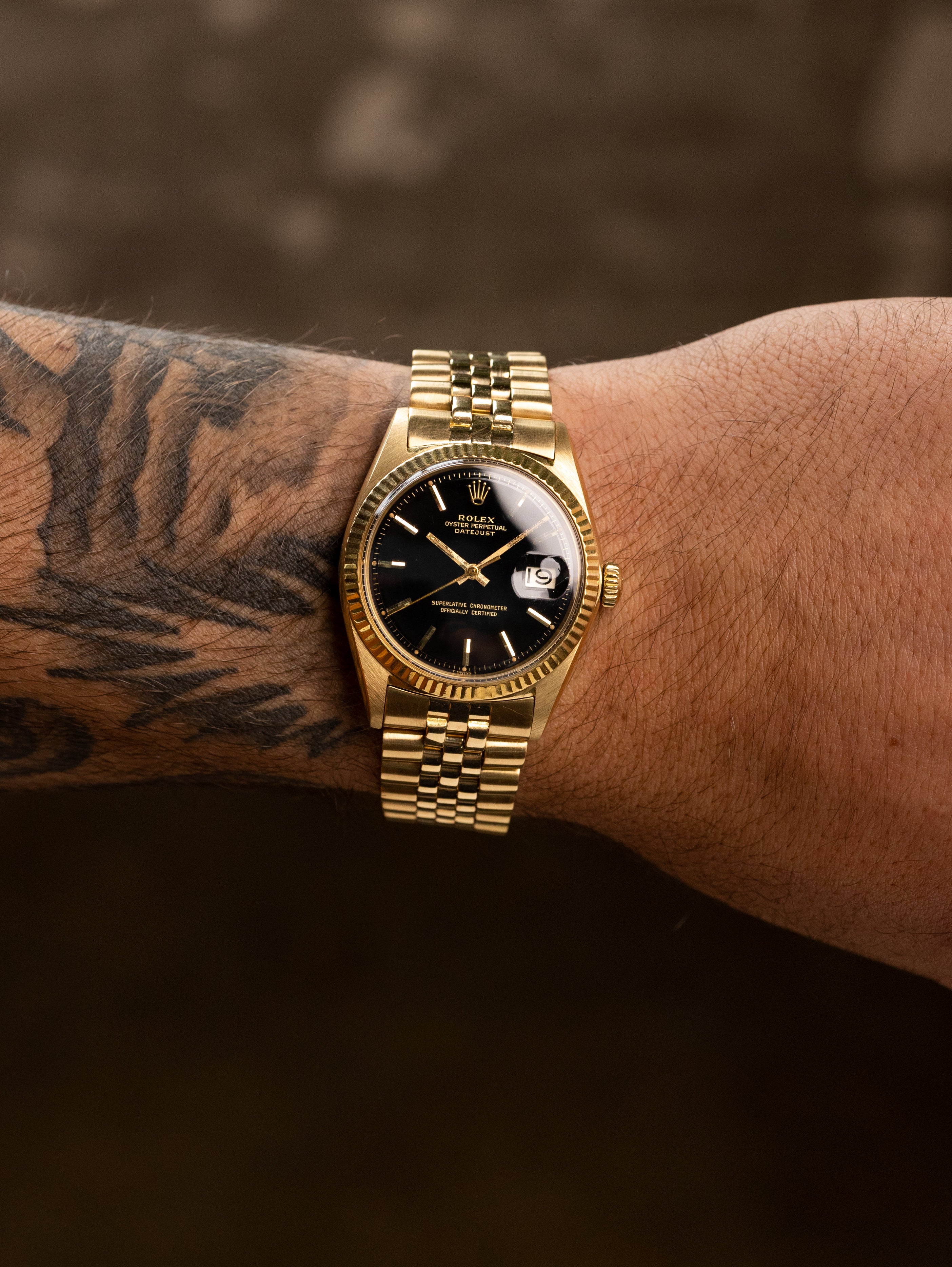 Rolex Datejust Ref. 1601/8 - Black 'Gilt' Dial
