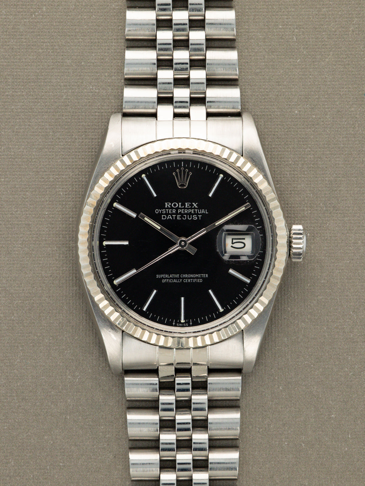 Rolex Datejust Ref. 16014 - Black Dial