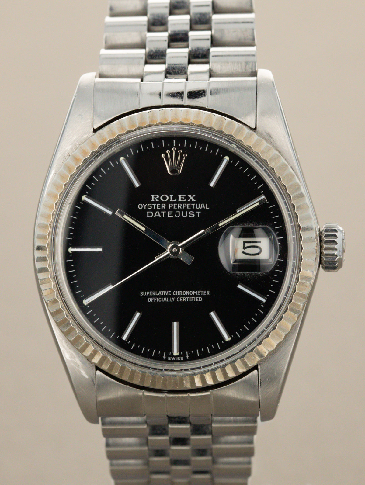 Rolex Datejust Ref. 16014 - Black Dial