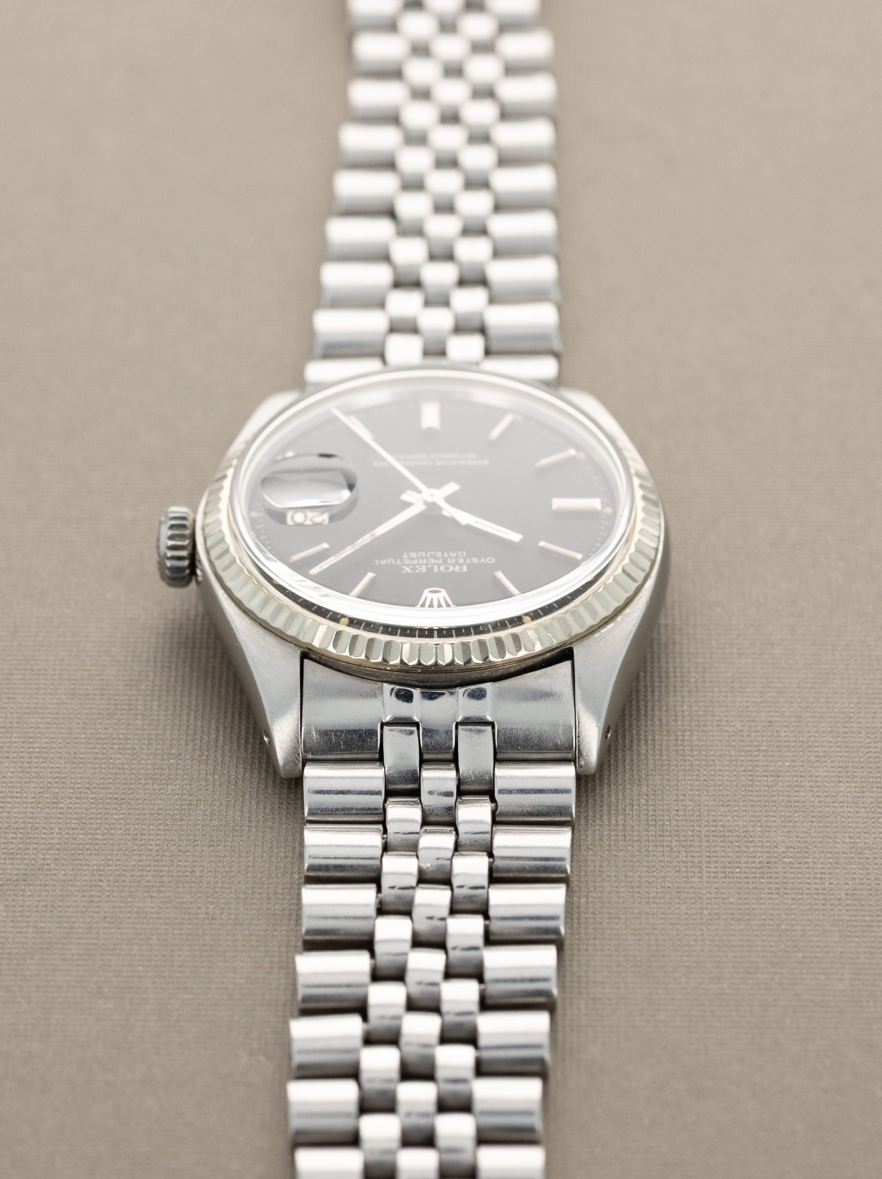 Rolex Datejust Ref. 1601 - Matte Black Dial