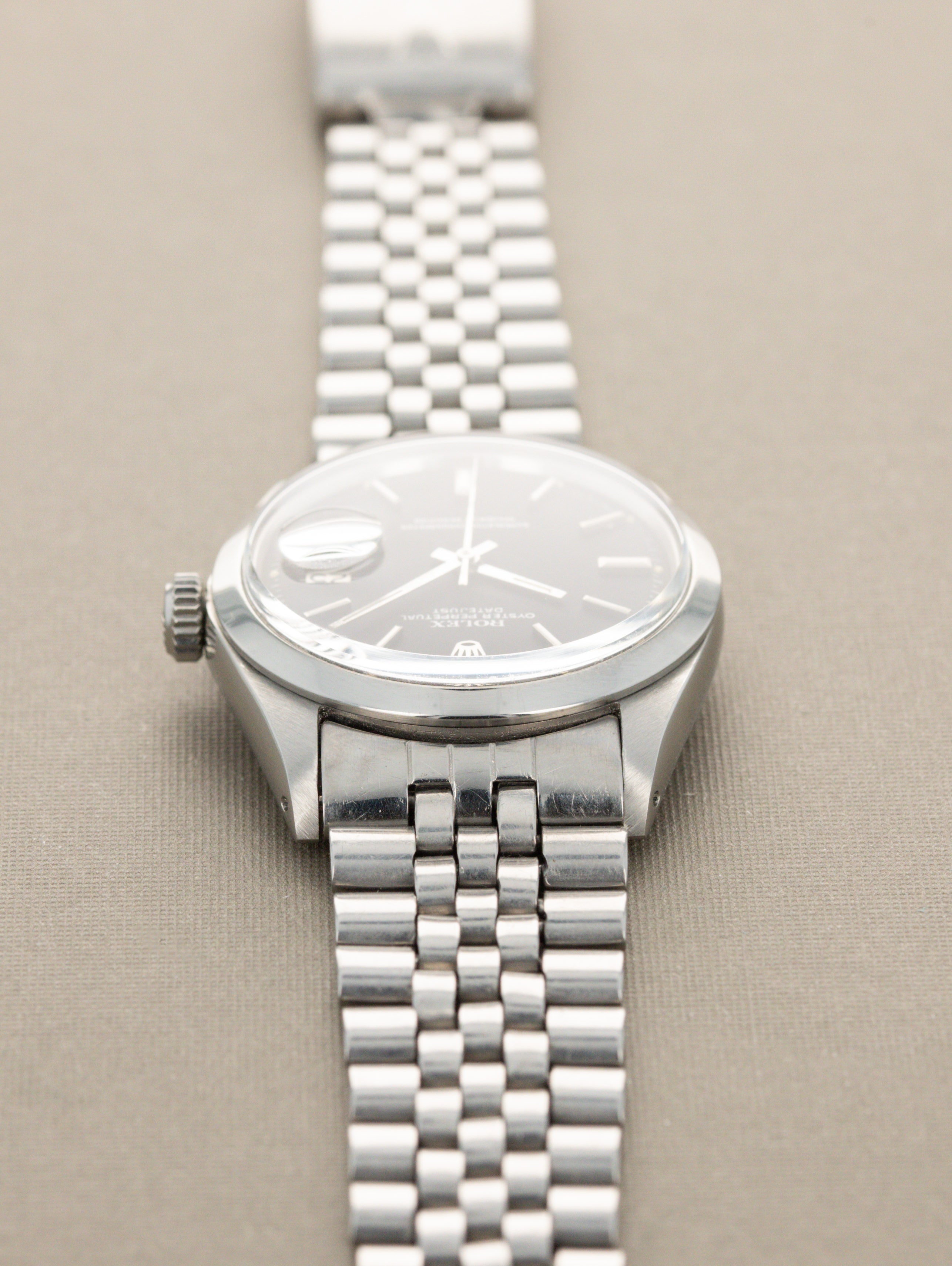 Rolex Datejust Ref. 1600 - Matte Black Dial