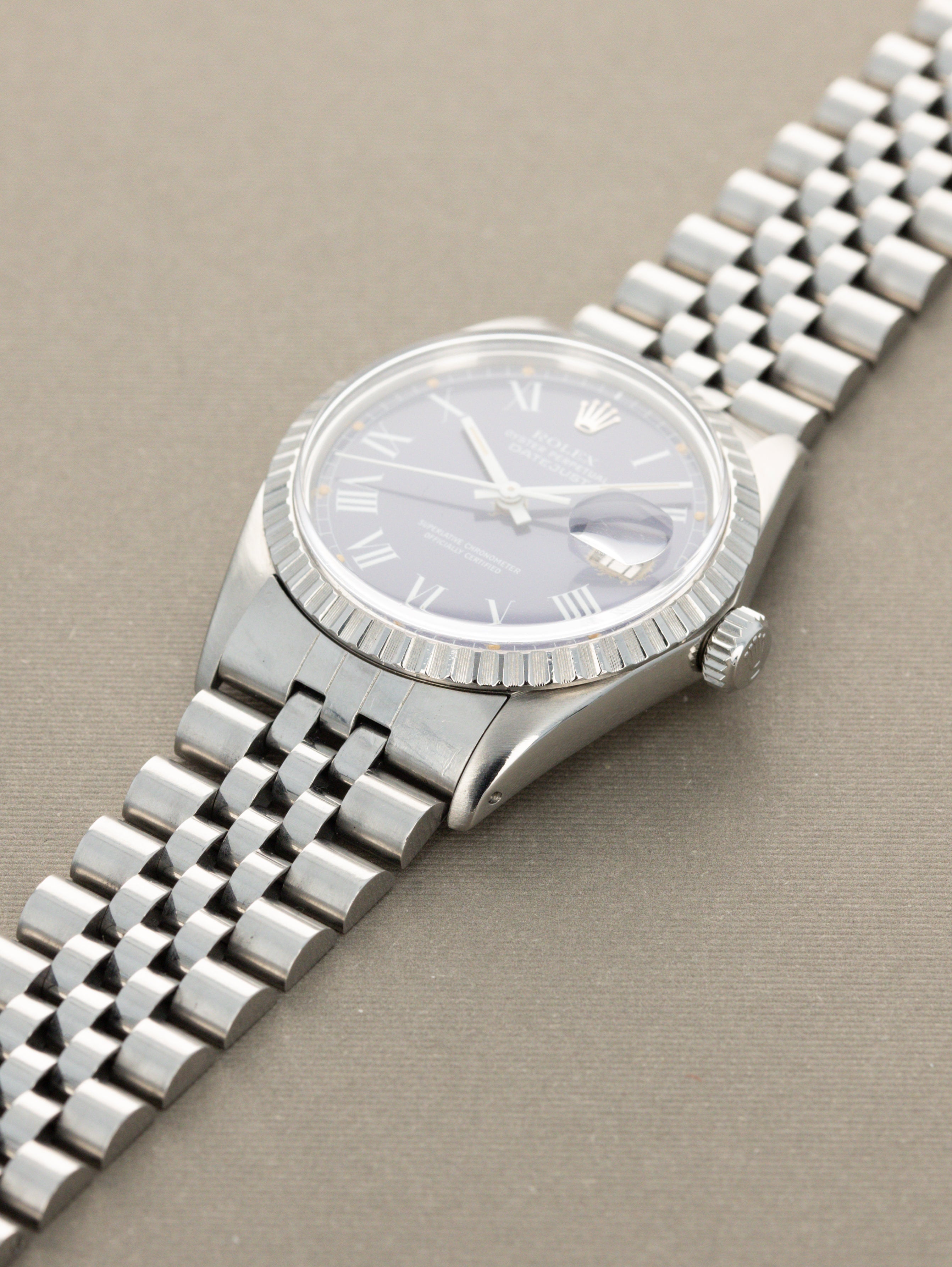 Rolex Datejust Ref. 16030 - Blue 'Buckley' Dial