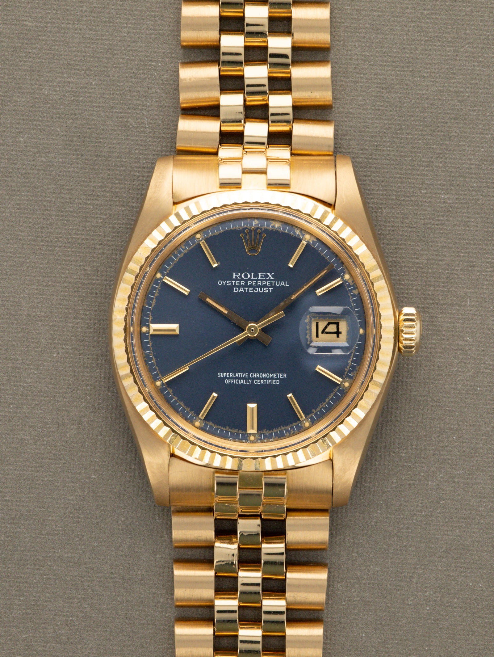 Rolex Datejust Ref. 1601/8 - Satin Blue 'Sigma' Dial