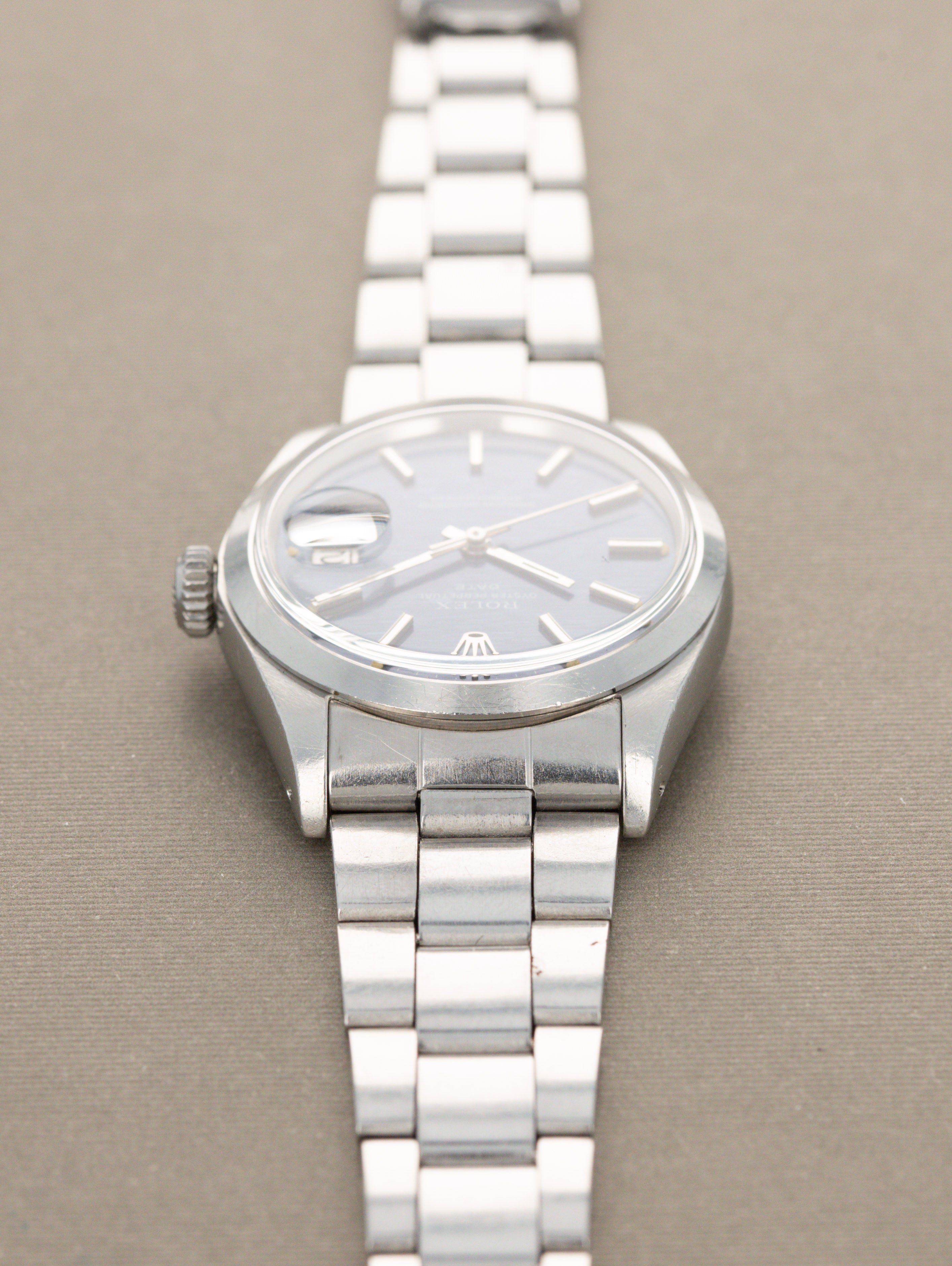 Rolex Oyster Perpetual Date Ref. 1500 - Blue 'Mosaic' Dial