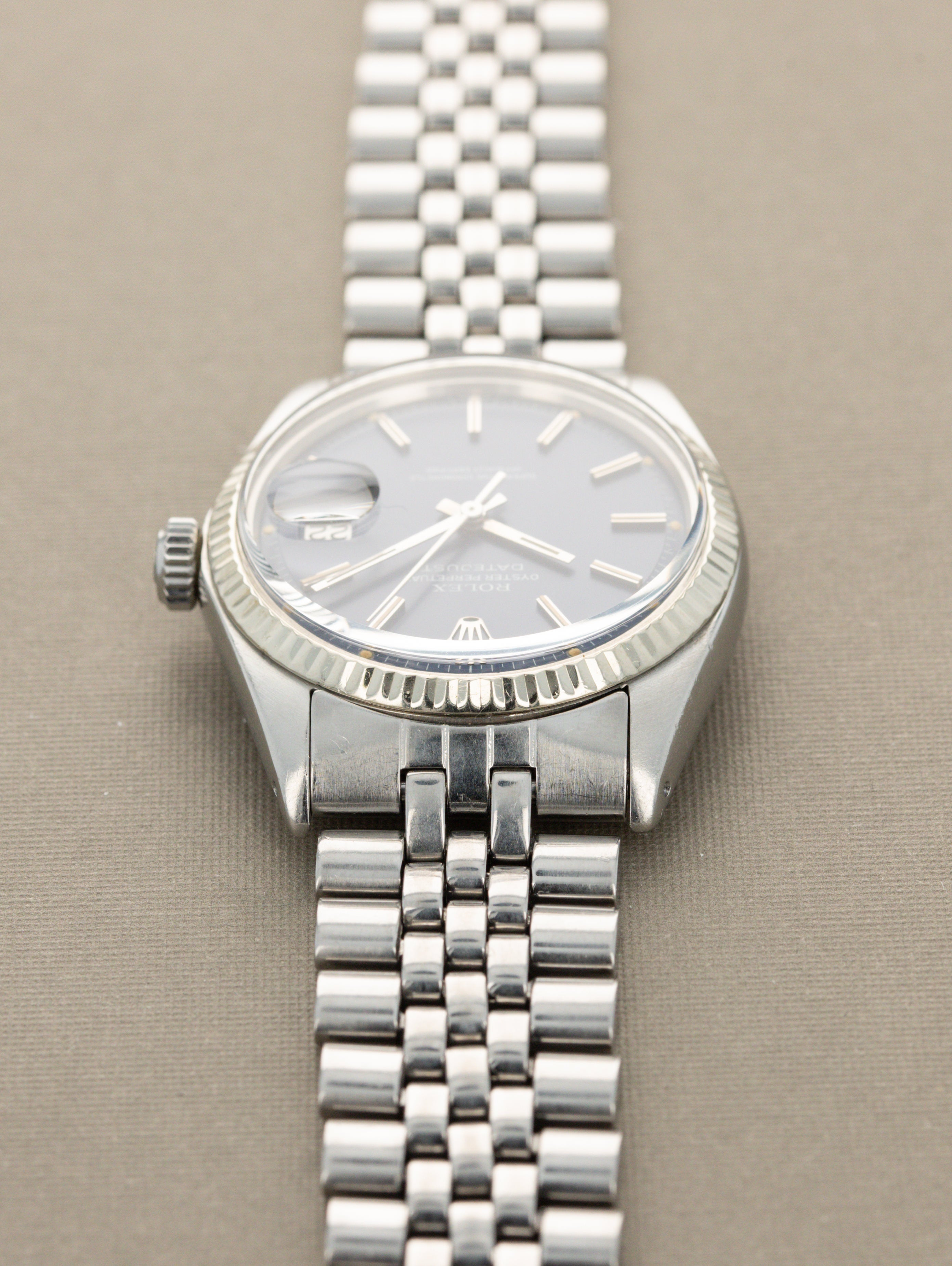 Rolex Datejust Ref. 1601 - Blue 'Satin' Dial