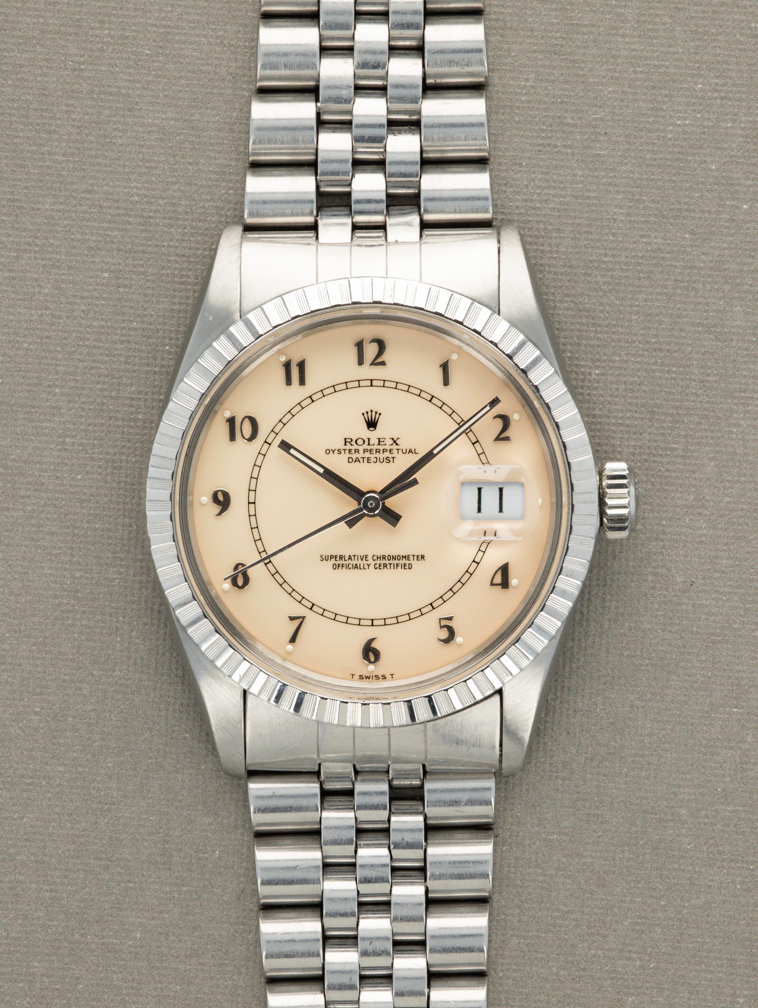 Rolex Datejust Ref. 16030 Boiler Gauge Dial with Papers